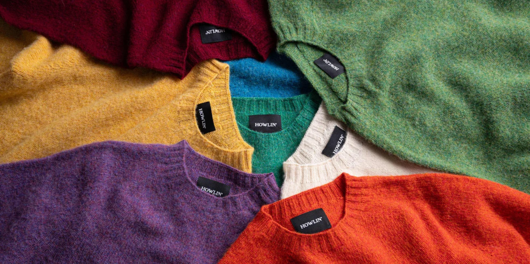 Maglieria ed accessori in shetland Howlin': made in Scotland