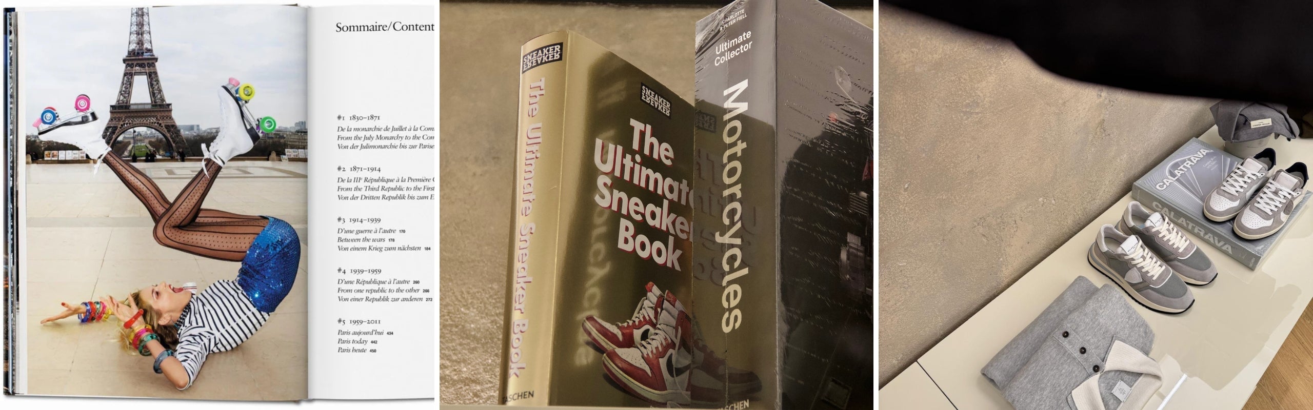 Taschen: interno libro Parigi; temi Sneakers e Calatrava. Libri da collezione, arte, comics, film | Setaccio Novara e online