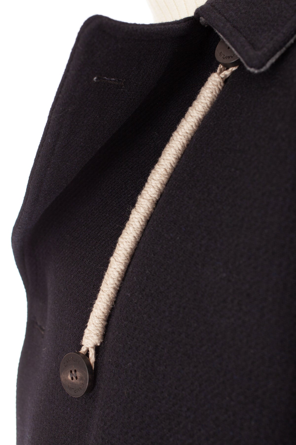 Camplin Peacoat in lana con imbottitura air-warm PEACOAT ISLAND/2 BN S