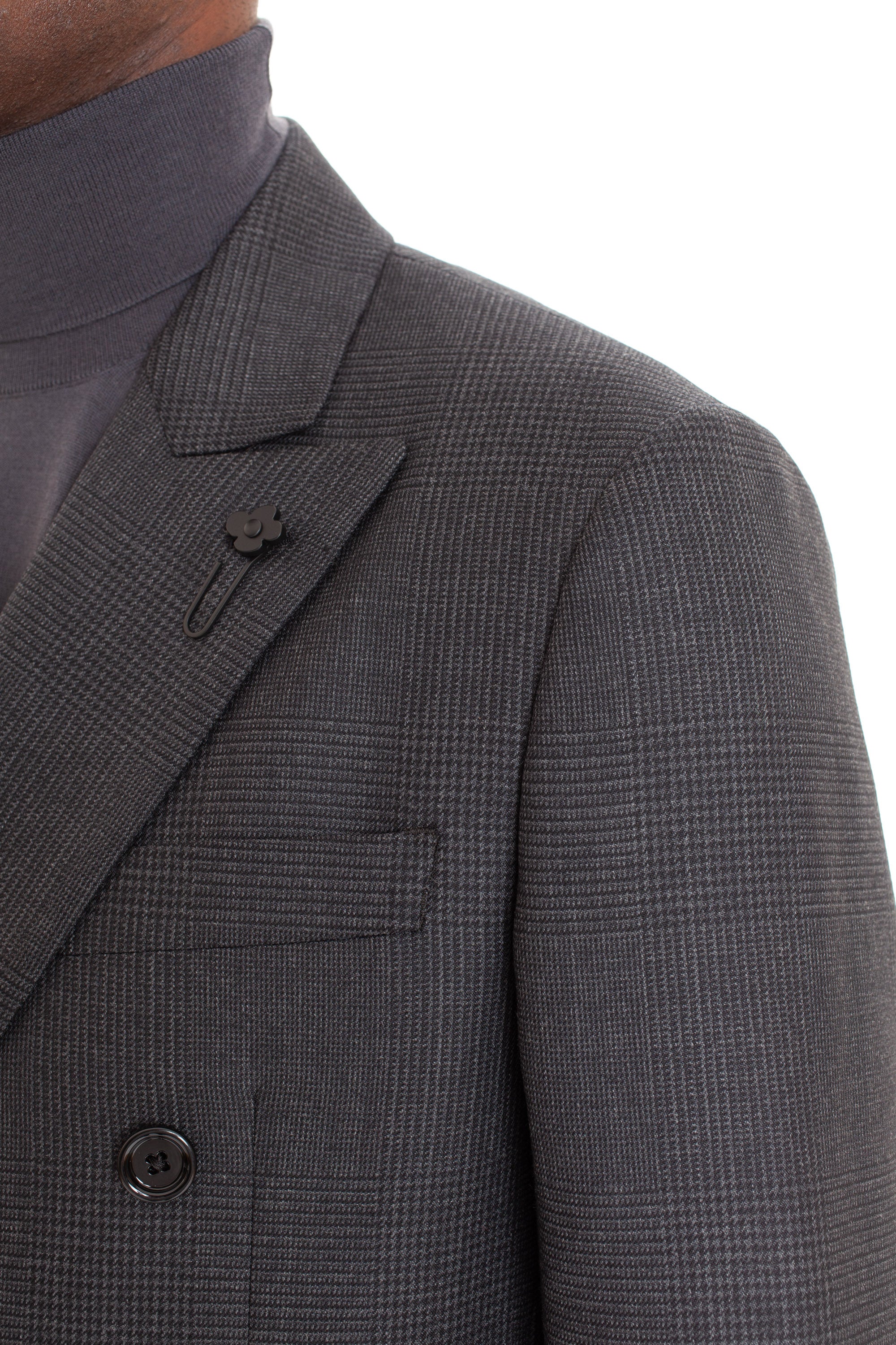 Lardini Abito check in lana doppiopetto IT7755E ITSK61432 931CK