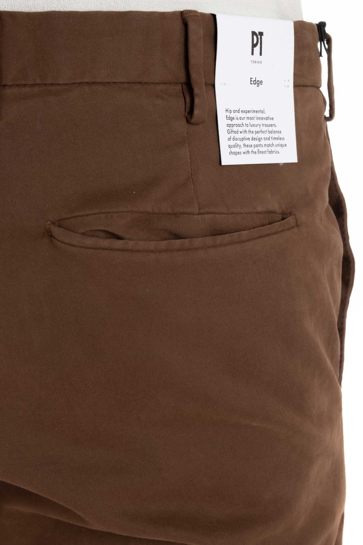 PT Torino Pantalone in rasatello di cotone Dieci fit ATX0Z00FWD NK20_3 Y175