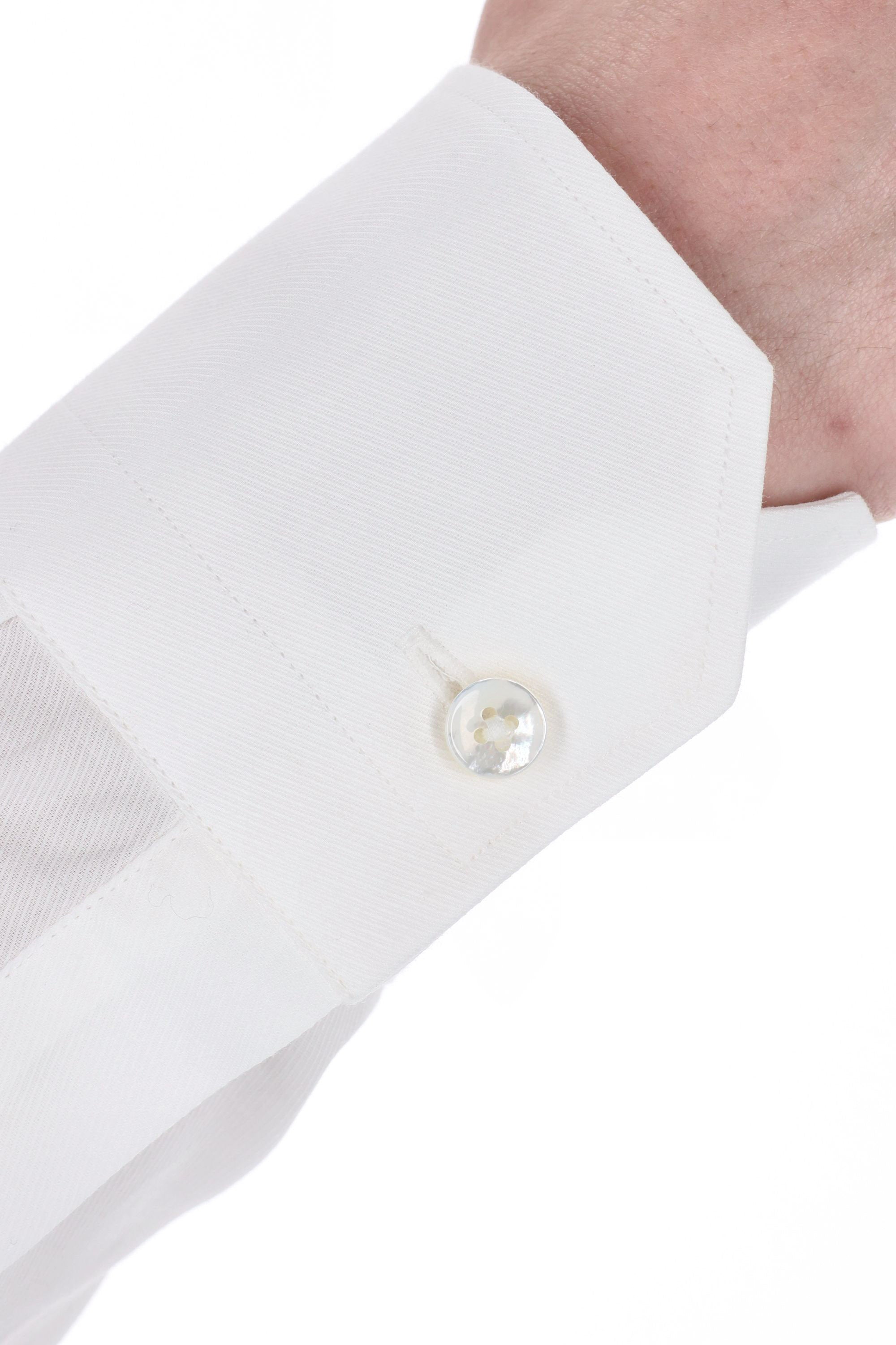 Zegna Camicia in cotone diagonale Trofeo 801341A8 9MS0JI 005