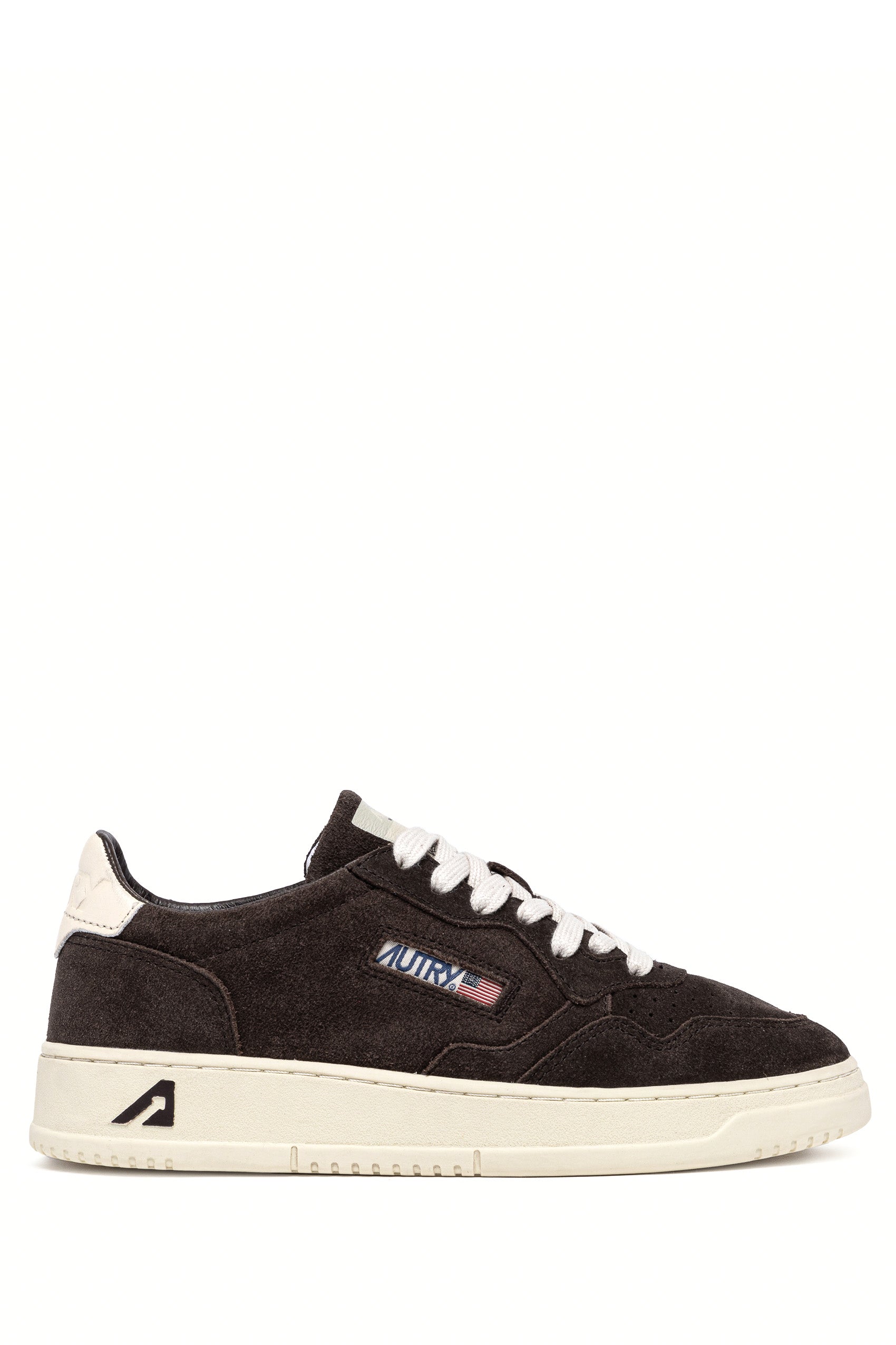 Autry Sneaker donna in nabuck mod. Medalist AULW UH08 MOKA/WHT