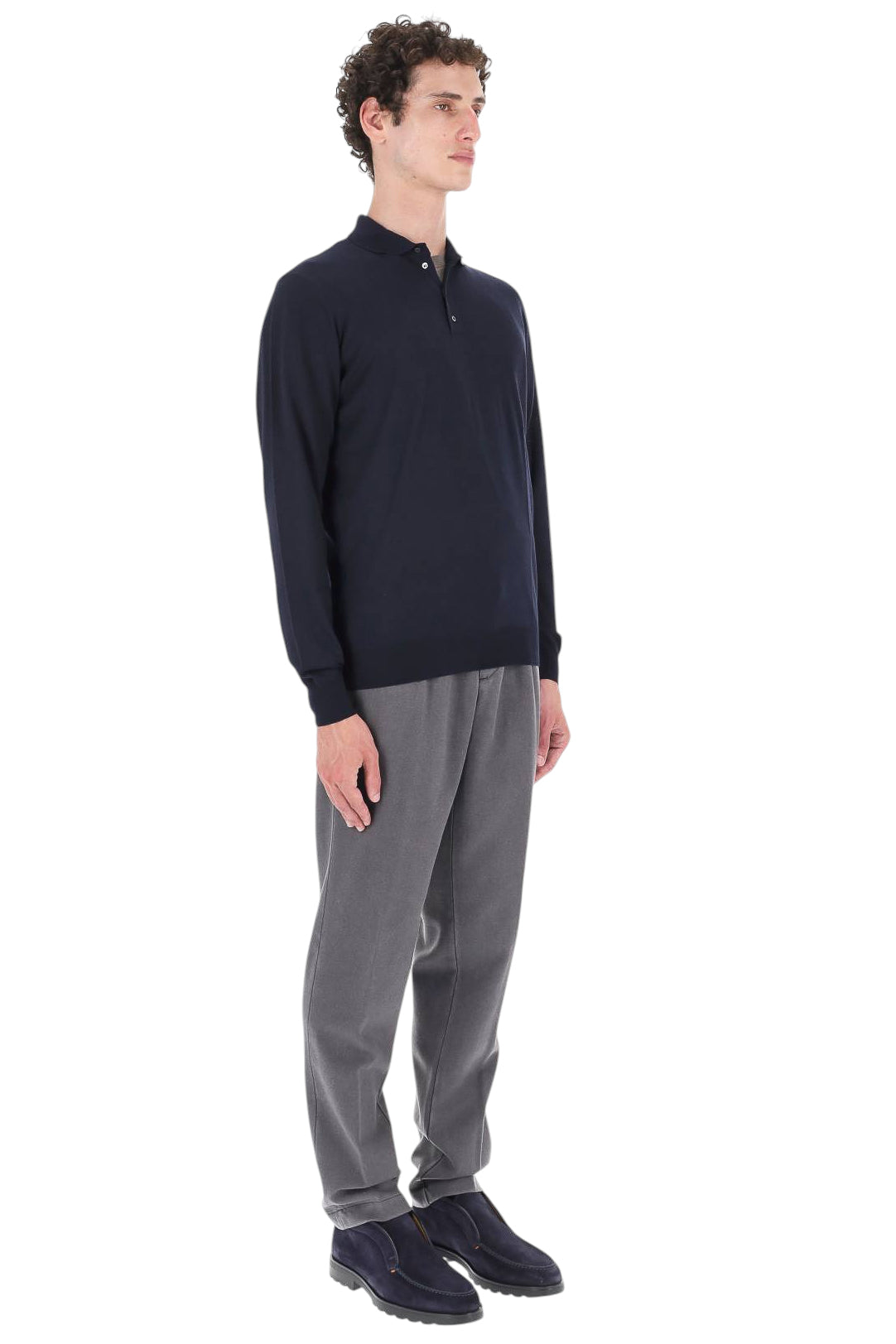 Drumohr Polo in lana extrafine super 140's D0D145L-2 790