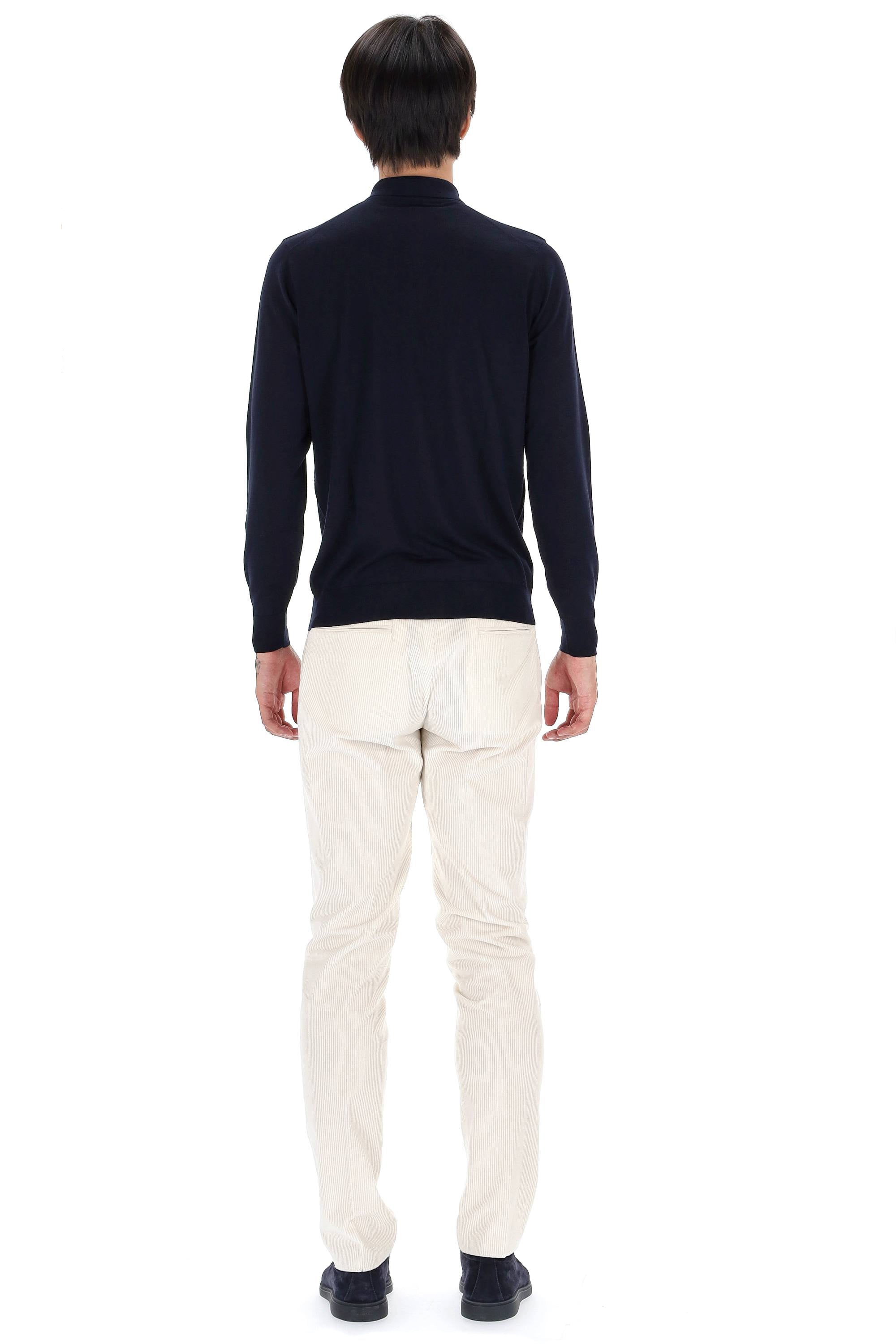 Drumohr Polo in lana extrafine super 140's D0D145L-2 790