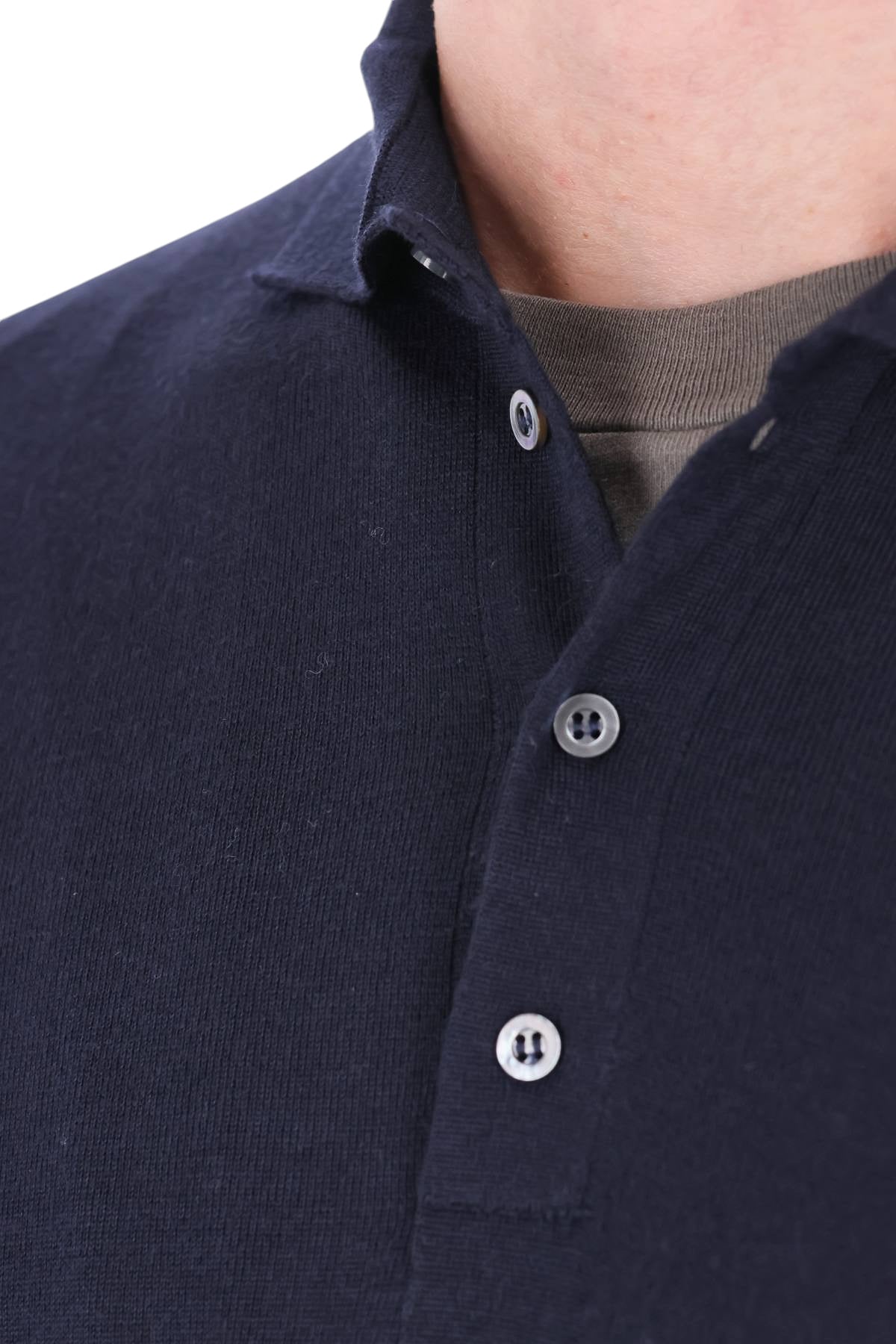 Drumohr Polo in lana extrafine super 140's D0D145L-2 790