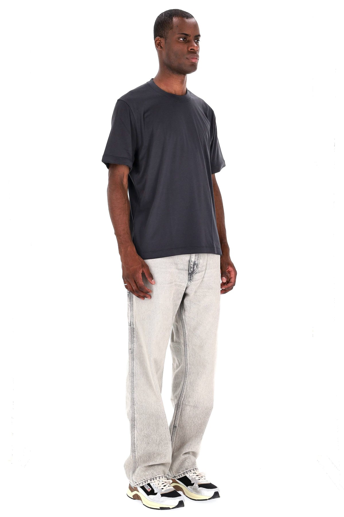 Eleventy T-shirt in cotone con doppi profili tono su tono X75TSHK19 TES0K035/2 22