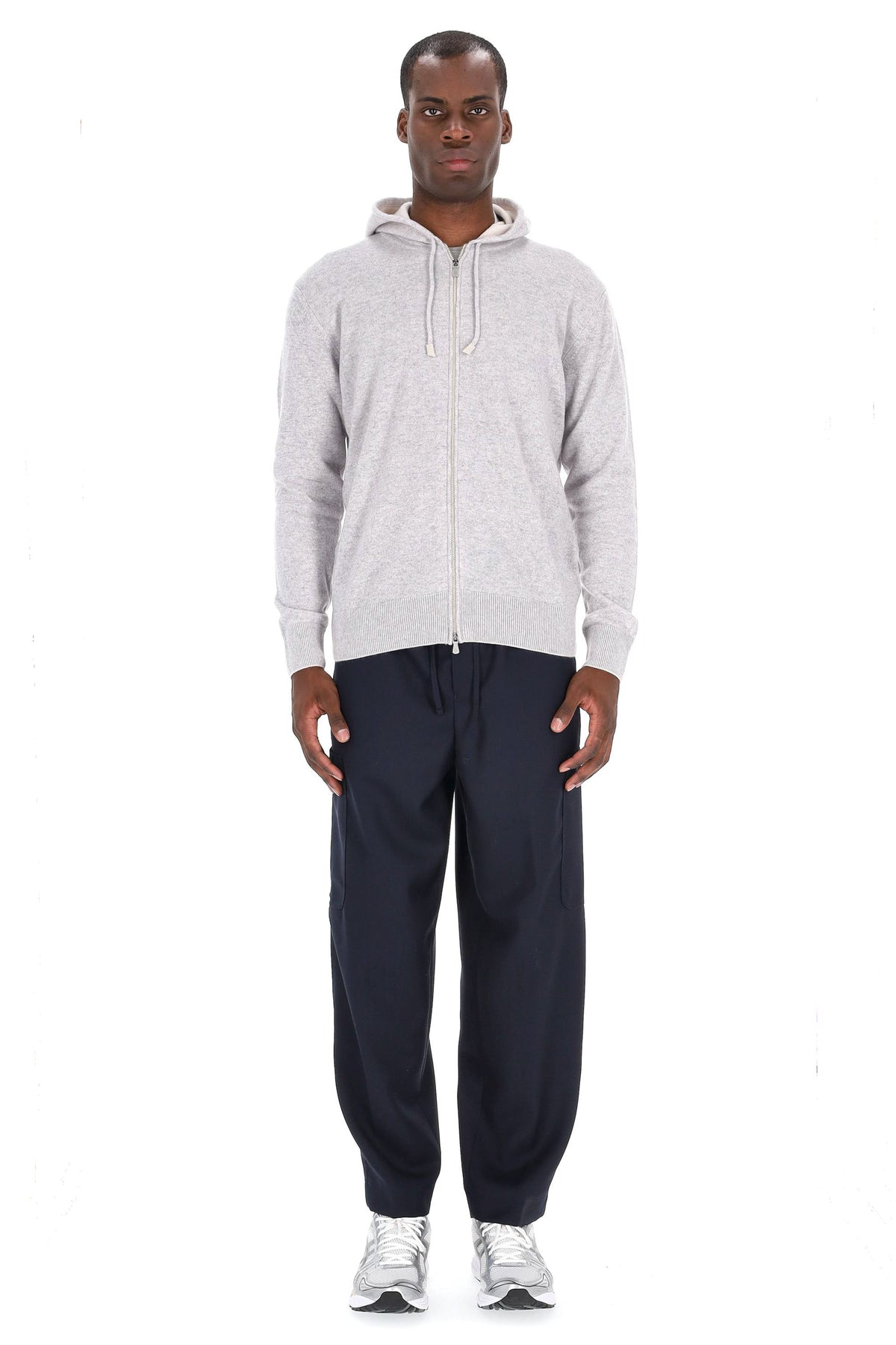 Eleventy Felpa full zip in puro cashmere X76MAGK33 MAG0K019/2 13-02