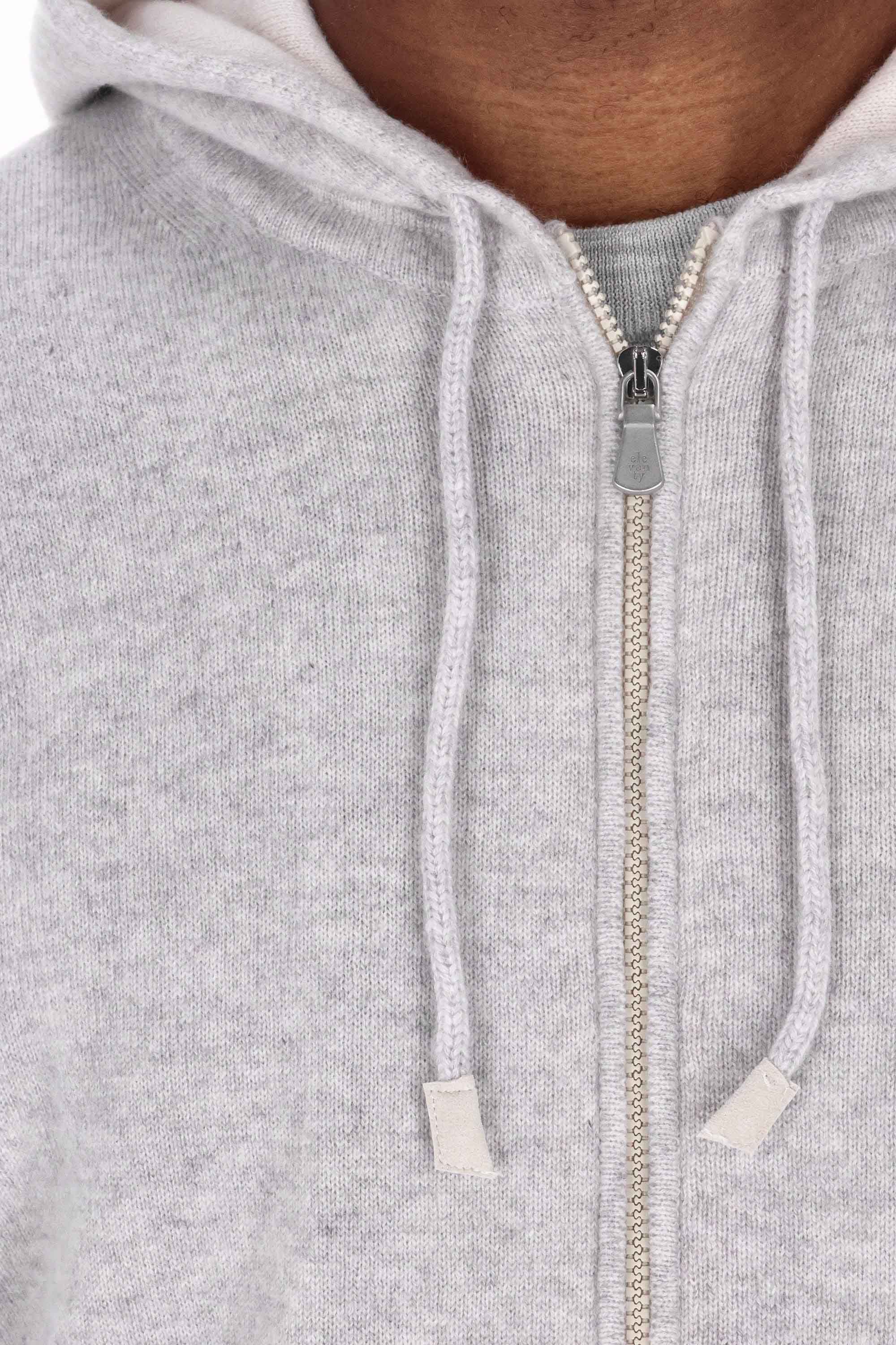 Eleventy Felpa full zip in puro cashmere X76MAGK33 MAG0K019/2 13-02