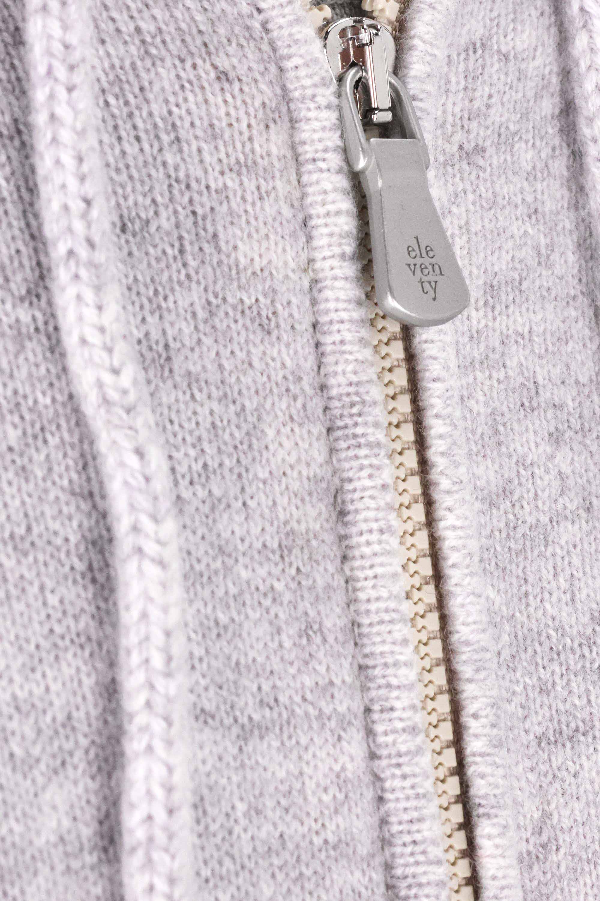 Eleventy Felpa full zip in puro cashmere X76MAGK33 MAG0K019/2 13-02