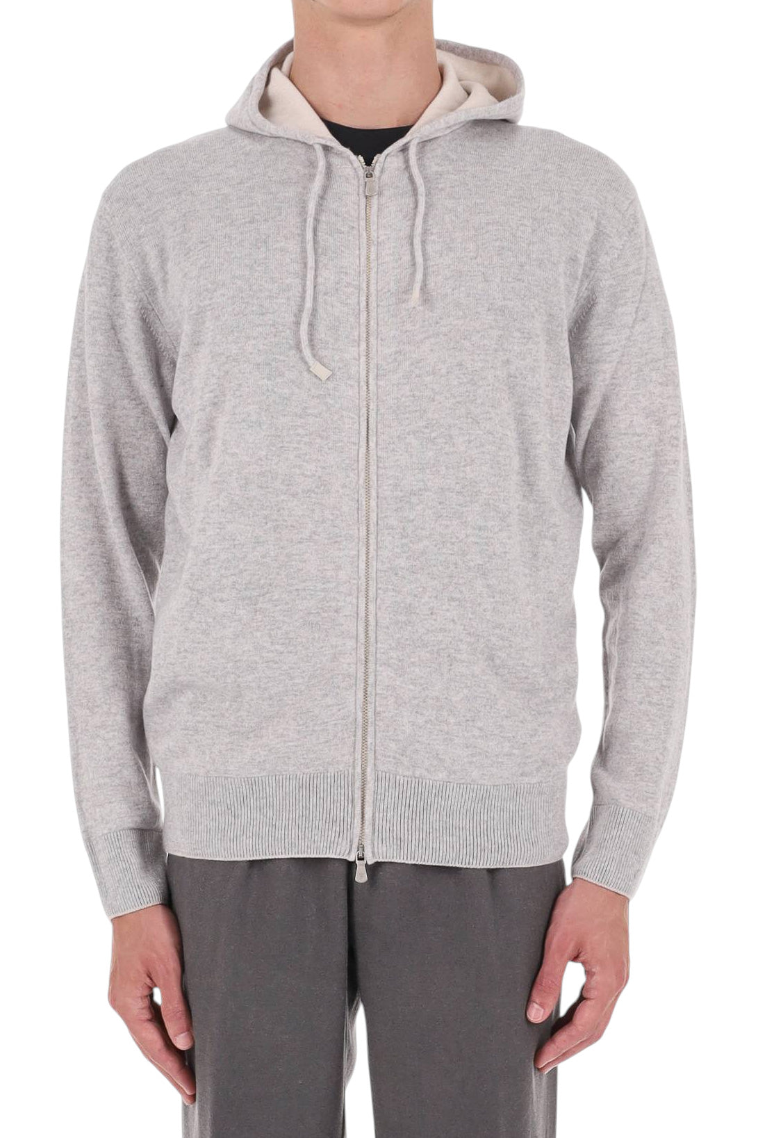 Eleventy Felpa full zip in puro cashmere X76MAGK33 MAG0K019/2 13-02