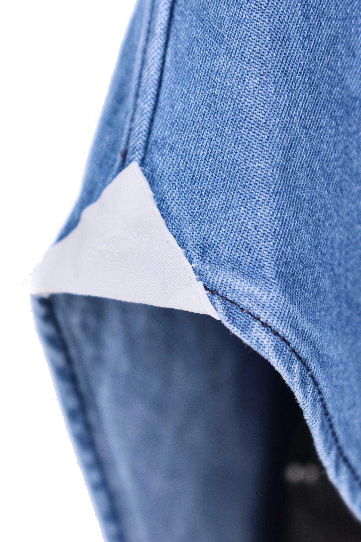 Finamore Camicia sartoriale in denim candeggiato linea Napoli NP13-019542-C0160D 11