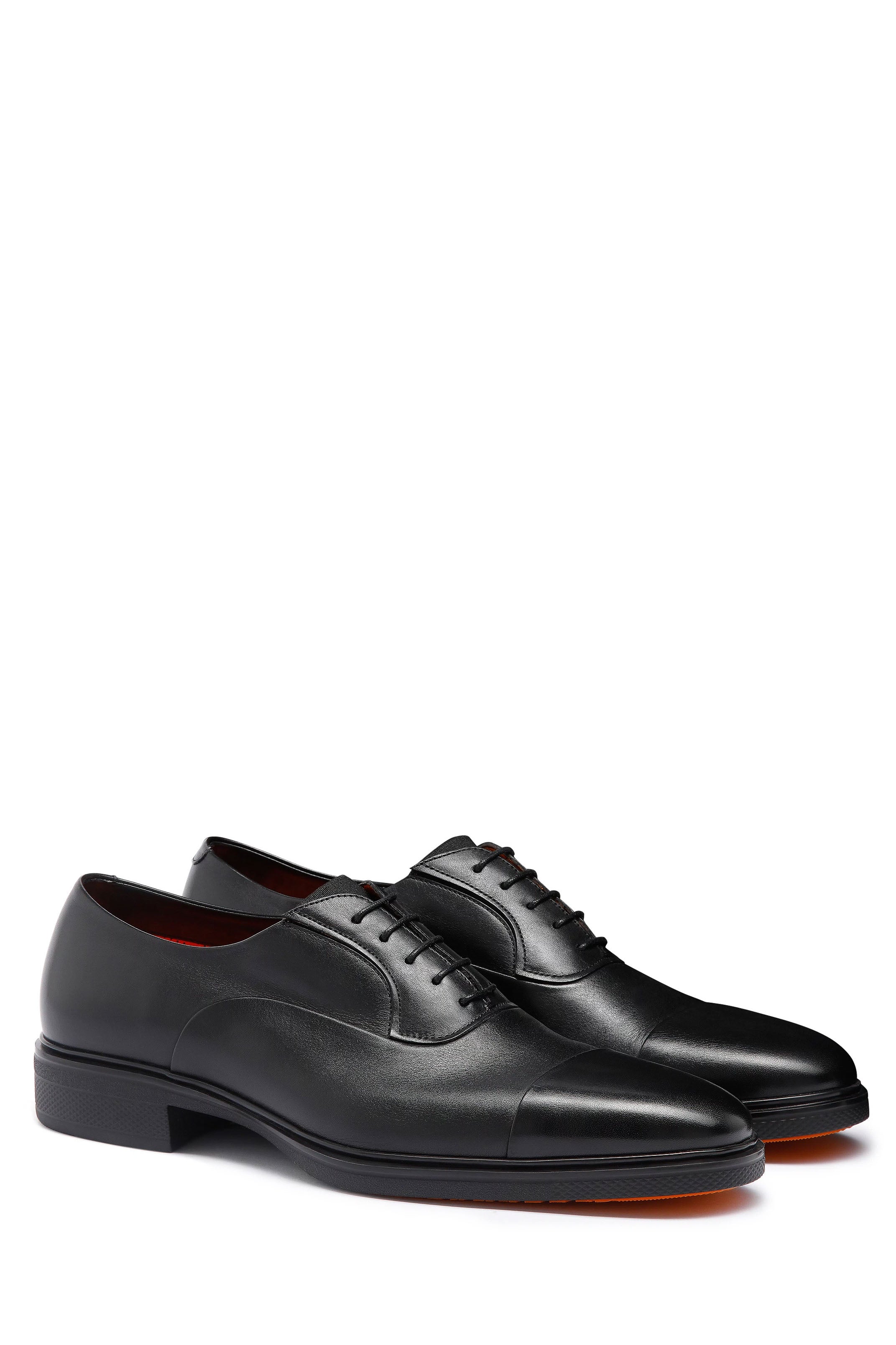 Santoni Scarpa stringata in pelle Easy MGEO18957NEAXNTGALL N01