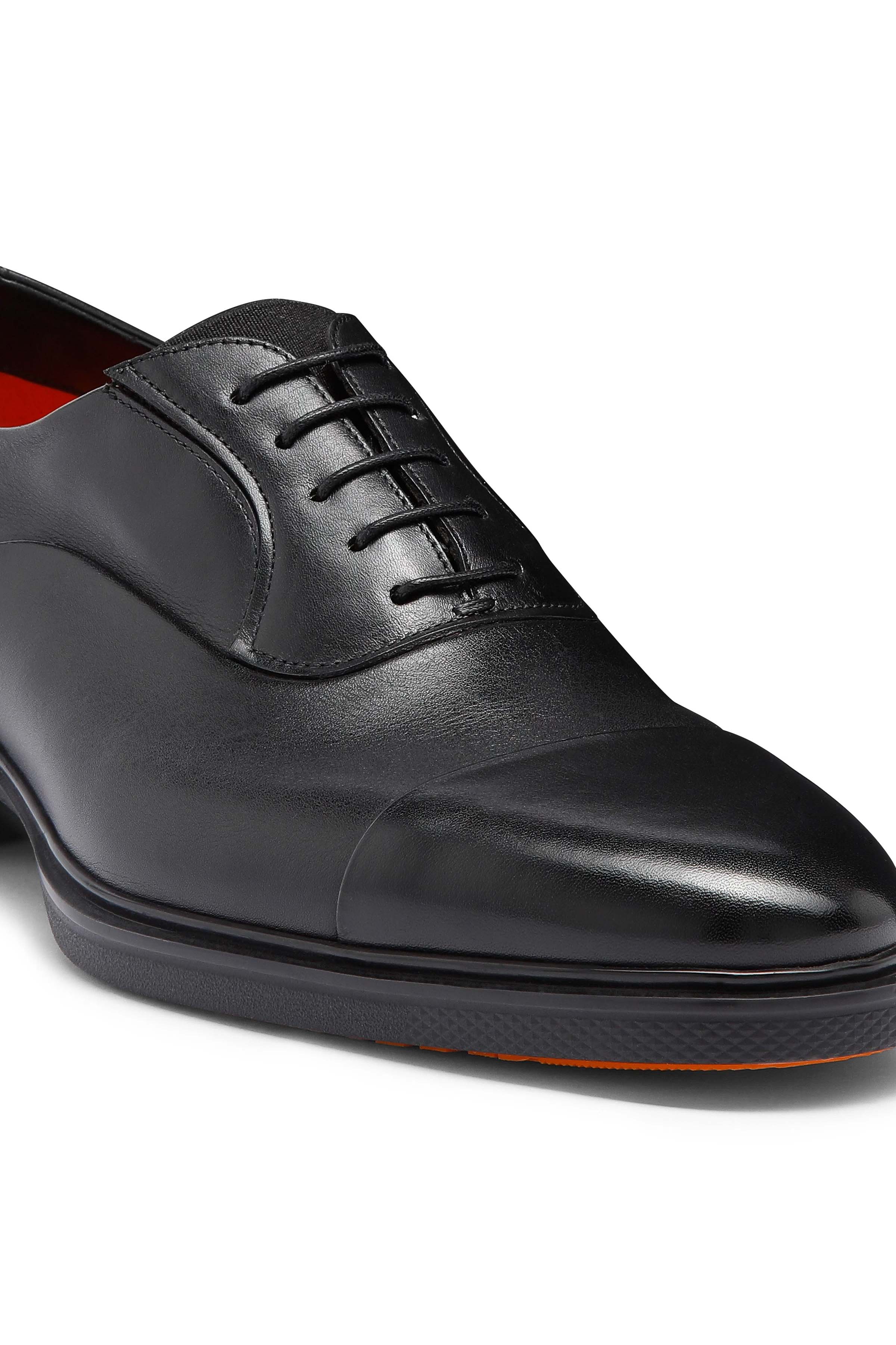 Santoni Scarpa stringata in pelle Easy MGEO18957NEAXNTGALL N01