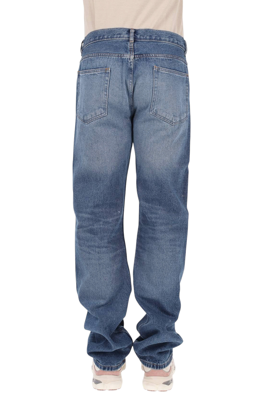 A.P.C. Jeans Rescue in denim di cotone COHAD H09010 IAL-INDIGO DELAVE