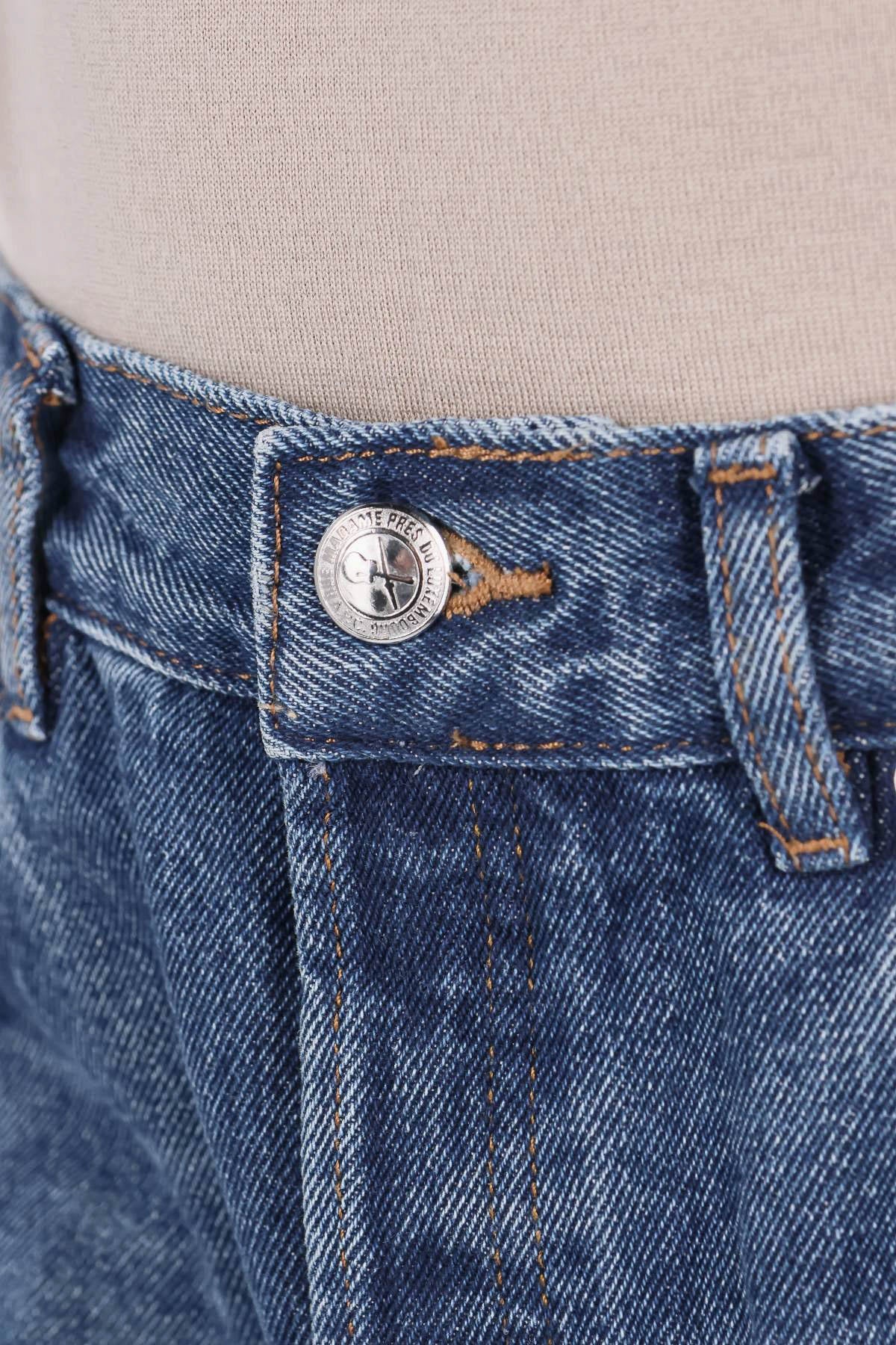 A.P.C. Jeans Rescue in denim di cotone COHAD H09010 IAL-INDIGO DELAVE