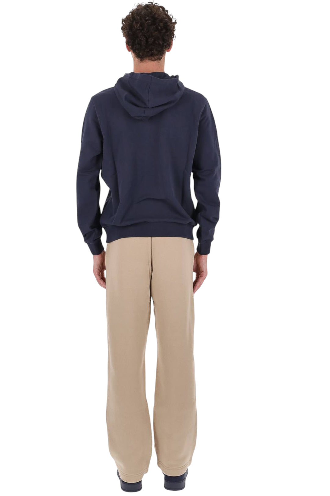 A.P.C. Felpa Rue Madame in cotone con cappuccio COHGR M27914 TIH-MARINE/BLEU CLAIR