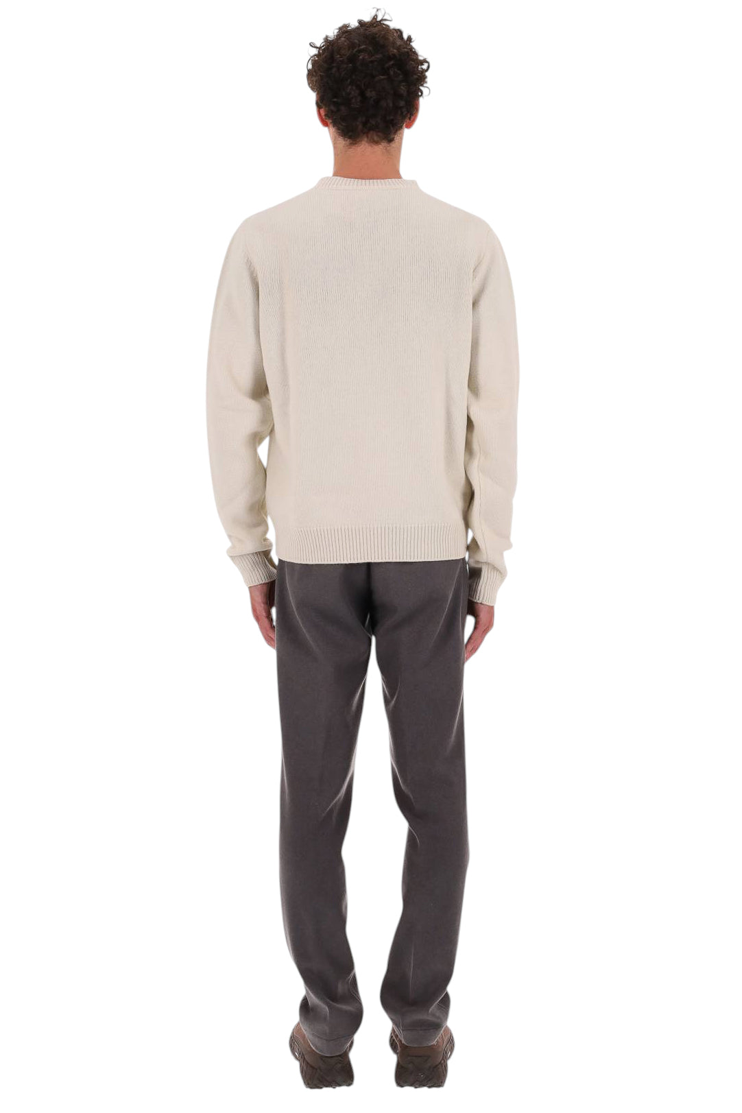 A.P.C. Maglia girocollo Edmond in lana WOASW H23491 AAD-ECRU