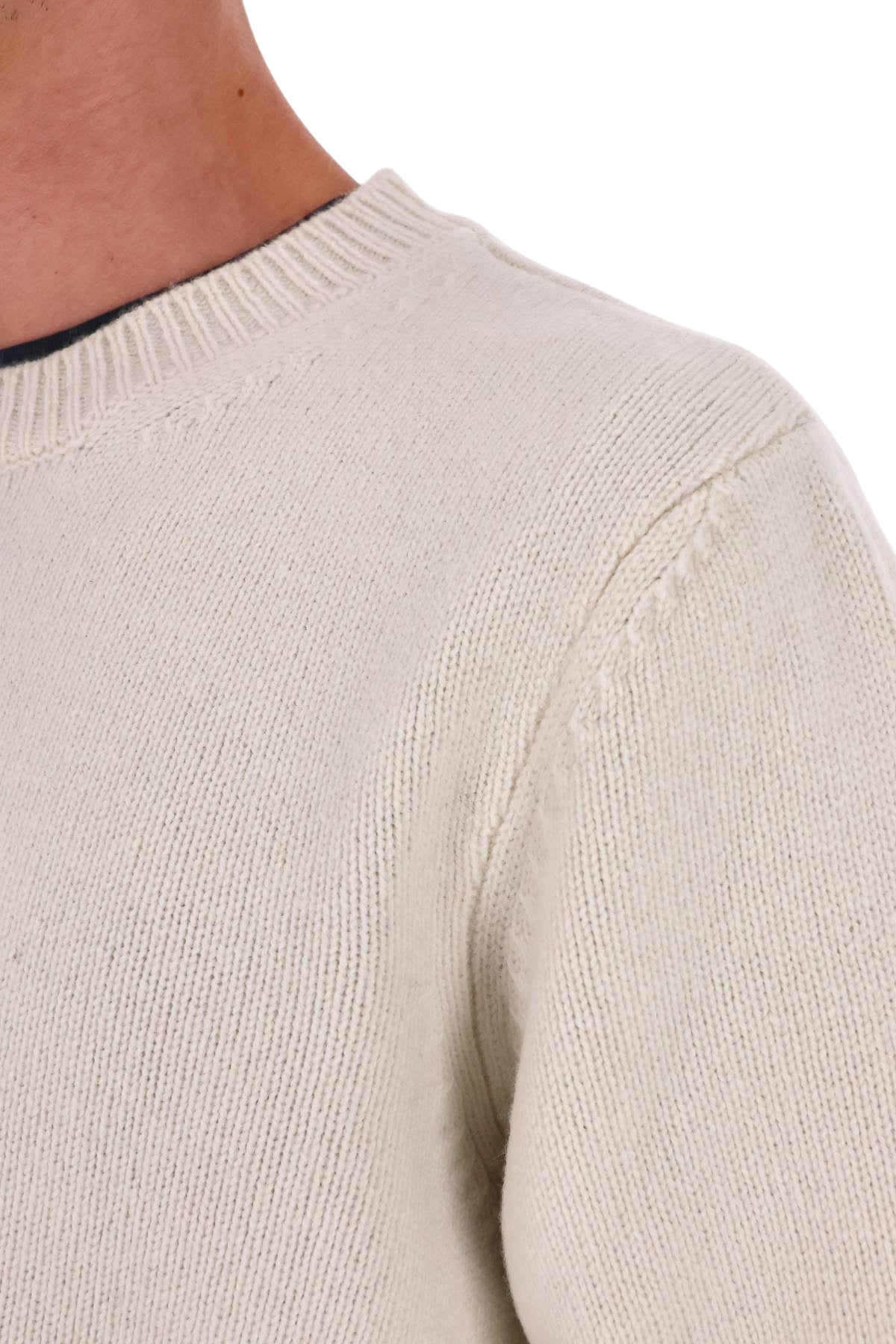A.P.C. Maglia girocollo Edmond in lana WOASW H23491 AAD-ECRU