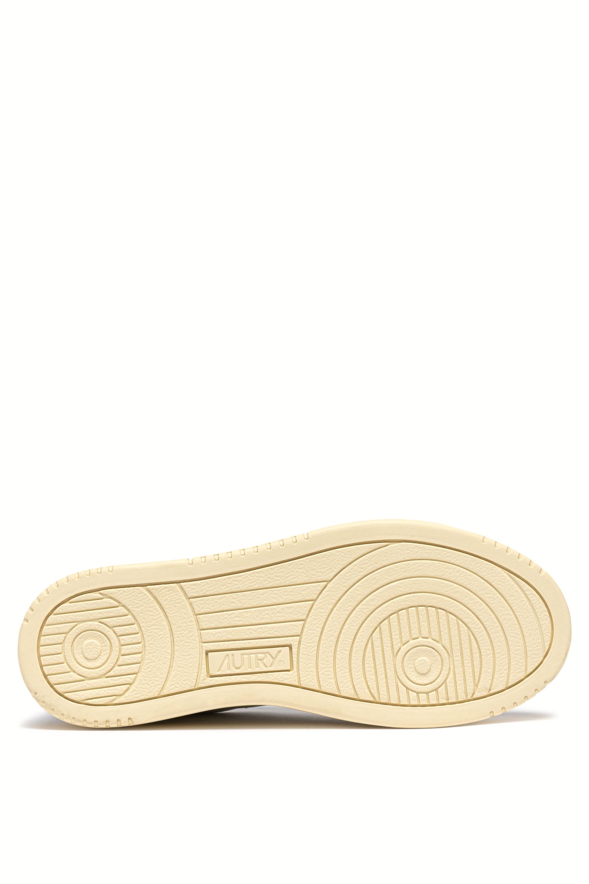 Autry Sneaker Medalist uomo in pelle bianca con talloncino Chocolate AULM LL28 WHT/CHOCO
