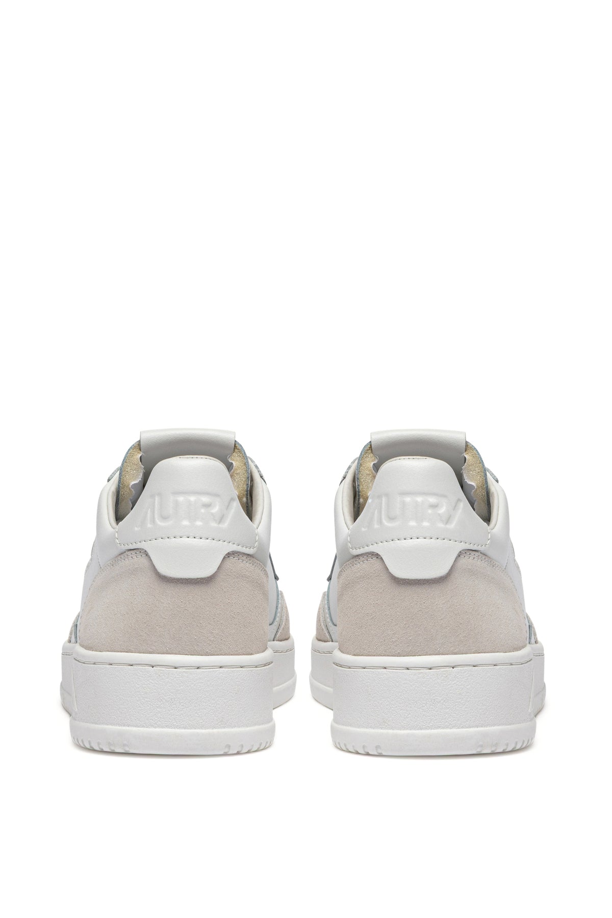 Autry Sneaker Medalist in pelle e camoscio con suola bianca AULM LS30 TOTALWHT