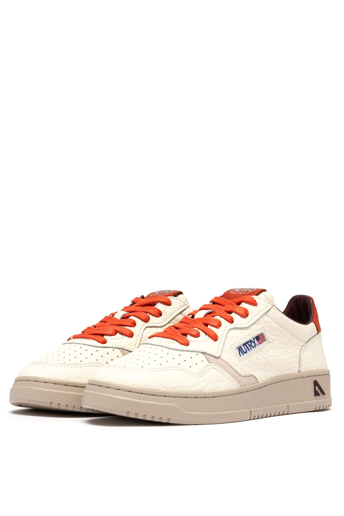 Autry Sneaker Medalist in pelle-nabuck-camoscio Pumpkin/Sand AULM NE17 PUMPKIN/SAND
