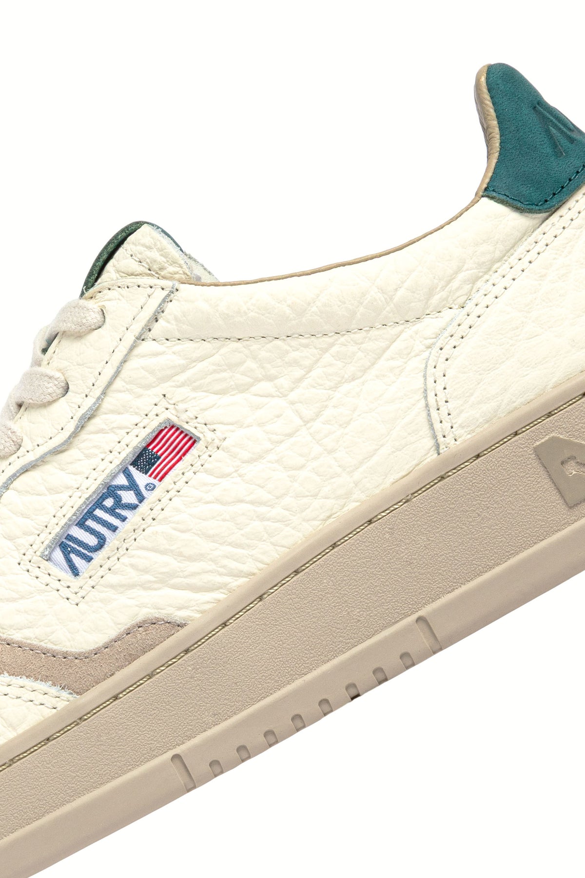 Autry Sneaker Medalist in pelle- nabuck-camoscio Dark Sea/Feather Gray AULM NE18 DARKSEA/FEATGRAY