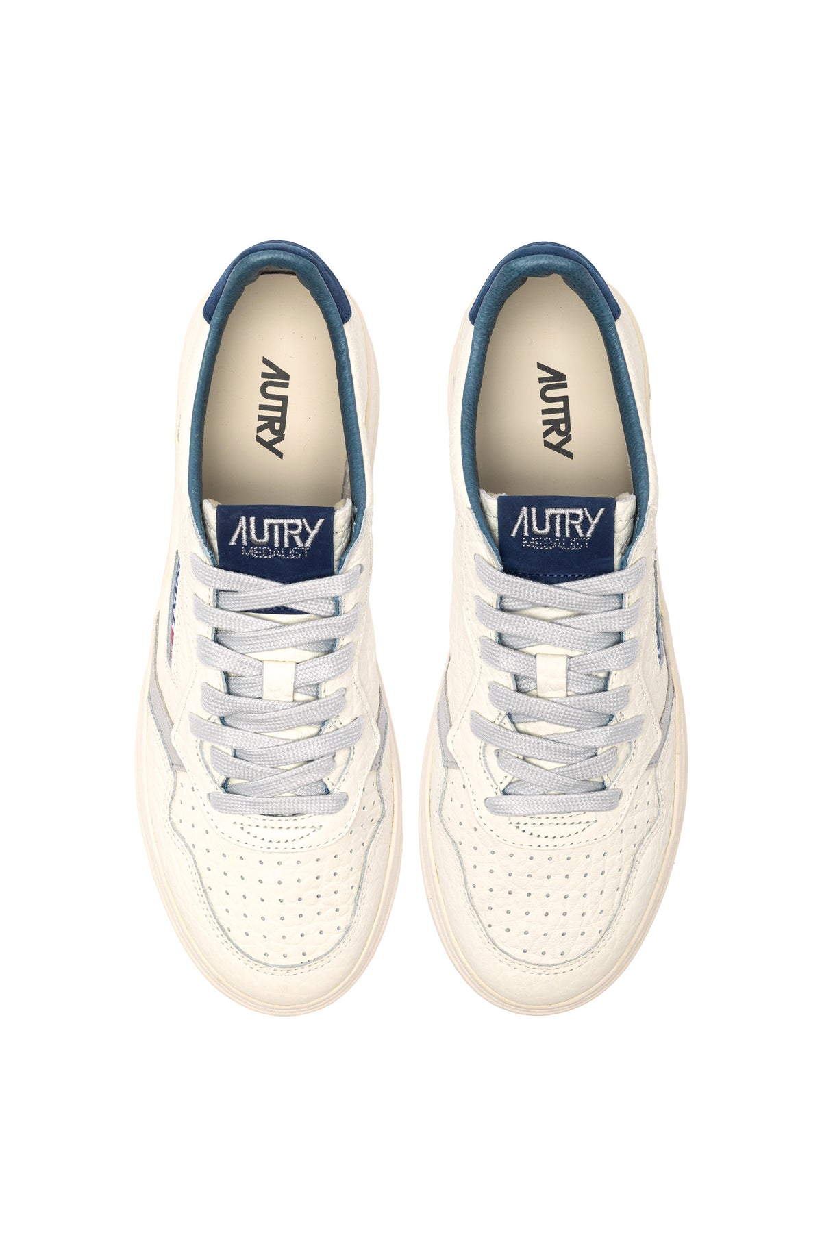 Autry Sneaker Medalist in pelle-nabuk-camoscio Deep Blue/Vapor AULM NE20 BLUEDEP/VAPOR