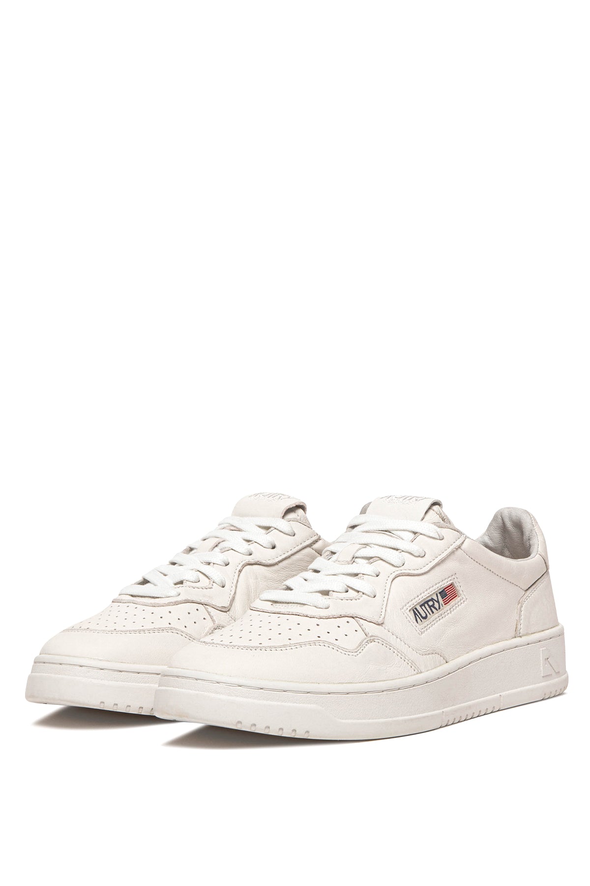 Autry Sneaker Medalist in pelle di capra total white AULM SG10 WHITE