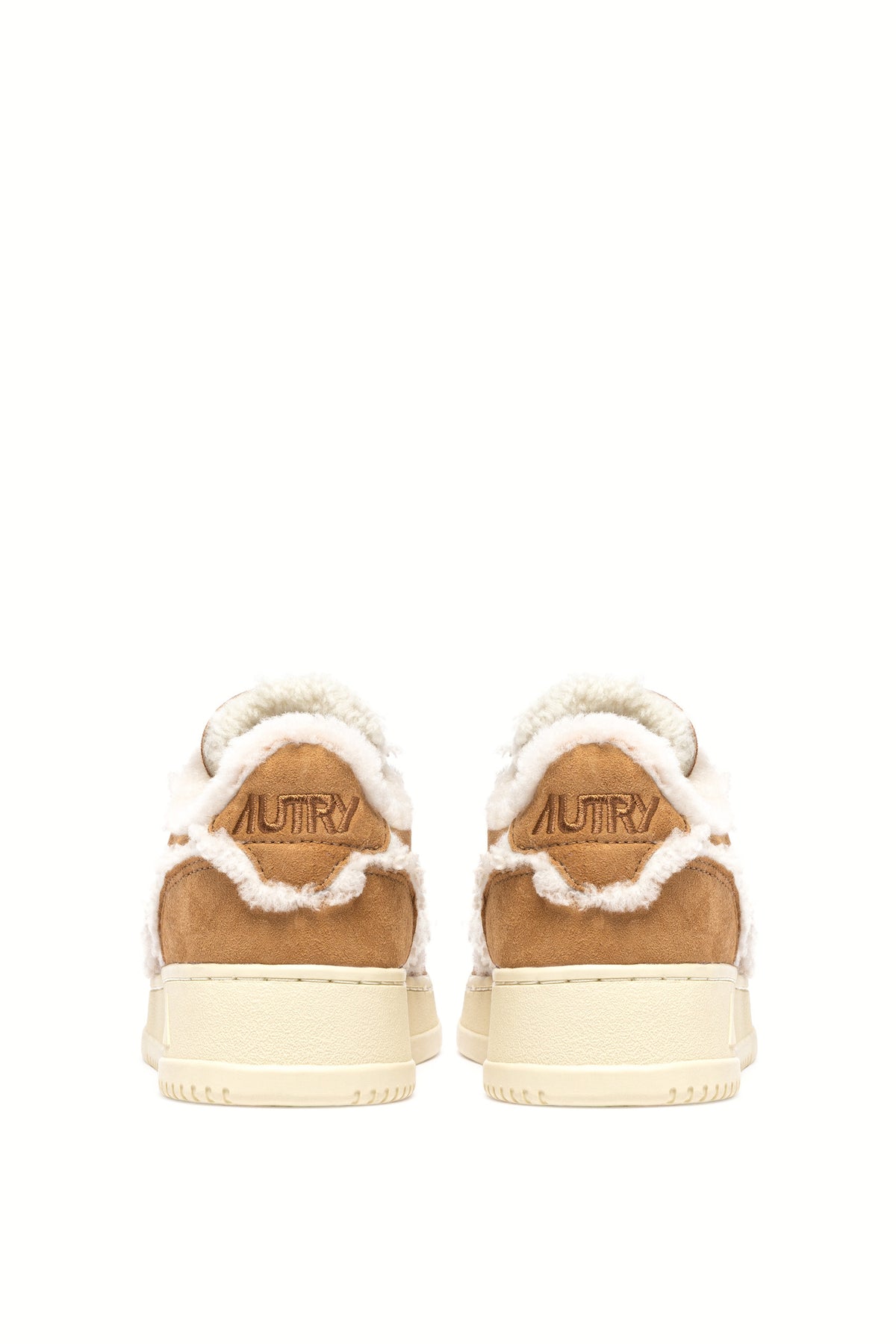 Autry Sneaker Medalist donna in camoscio Cognac con interno in montone AULW GX01 COGNAC