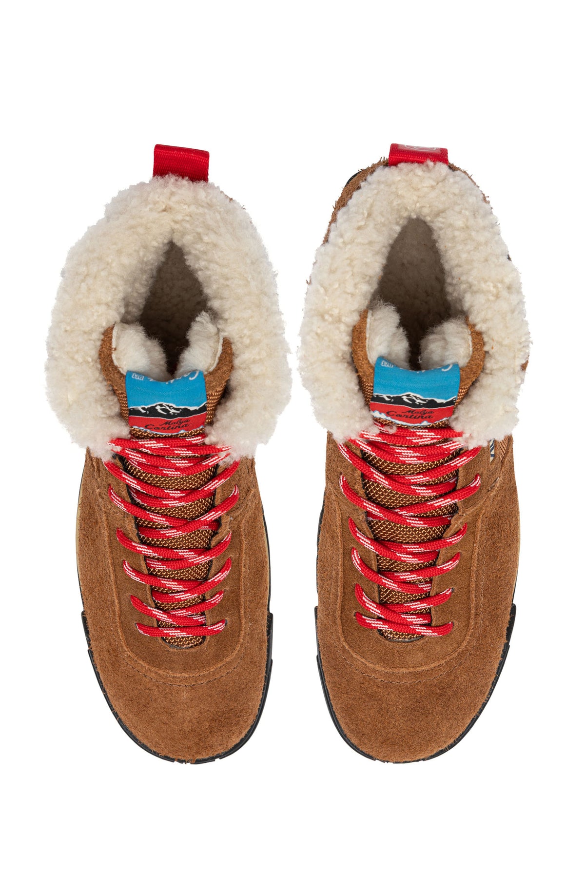 Autry Sneaker Malga in camoscio Chestnut/Red HBMM ND14 CHEST/RED