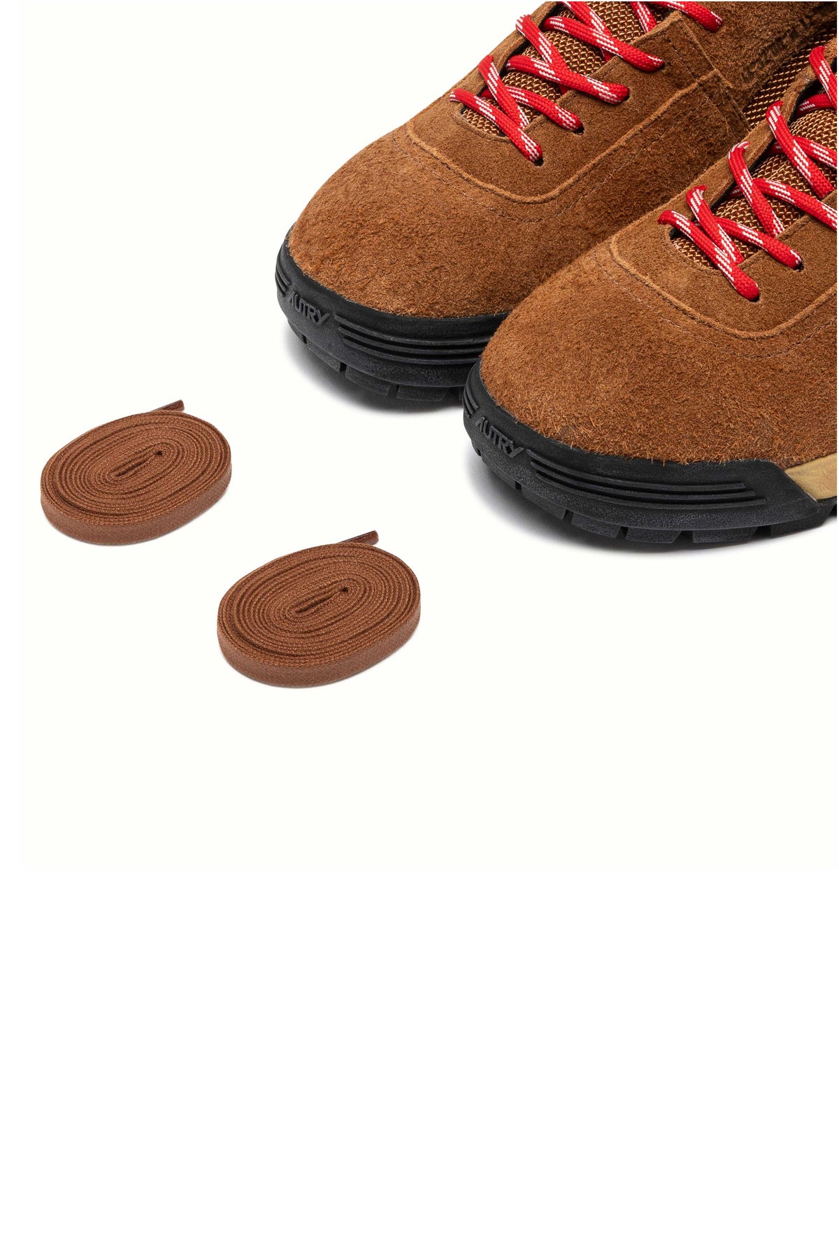 Autry Sneaker Malga in camoscio Chestnut/Red HBMM ND14 CHEST/RED