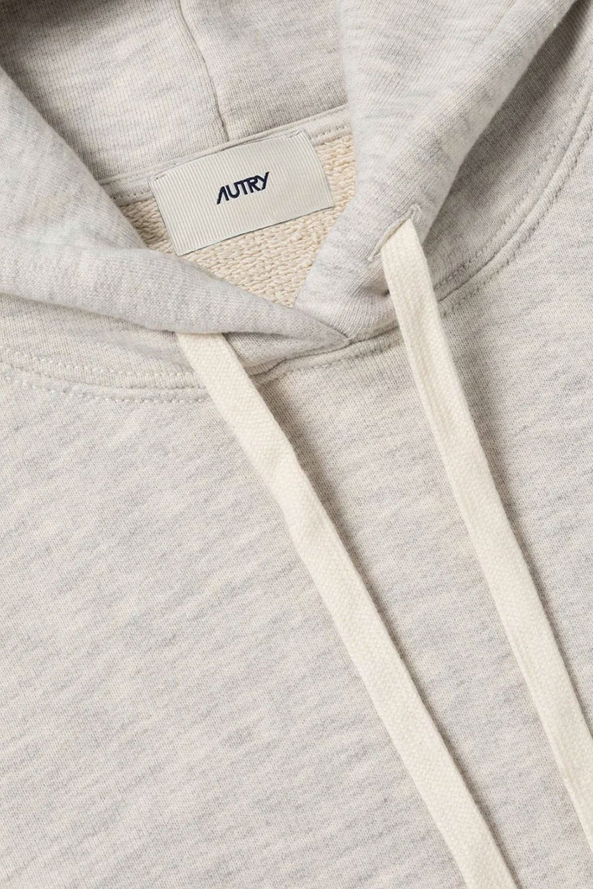 Autry Felpa donna in cotone con cappuccio e logo ricamato HOPW 002M MELANGE