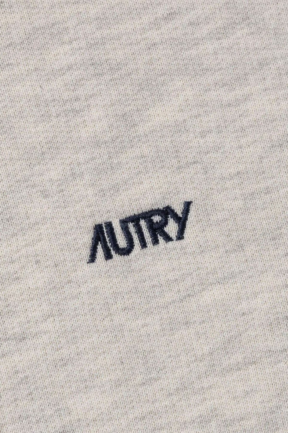 Autry Felpa donna in cotone con cappuccio e logo ricamato HOPW 002M MELANGE