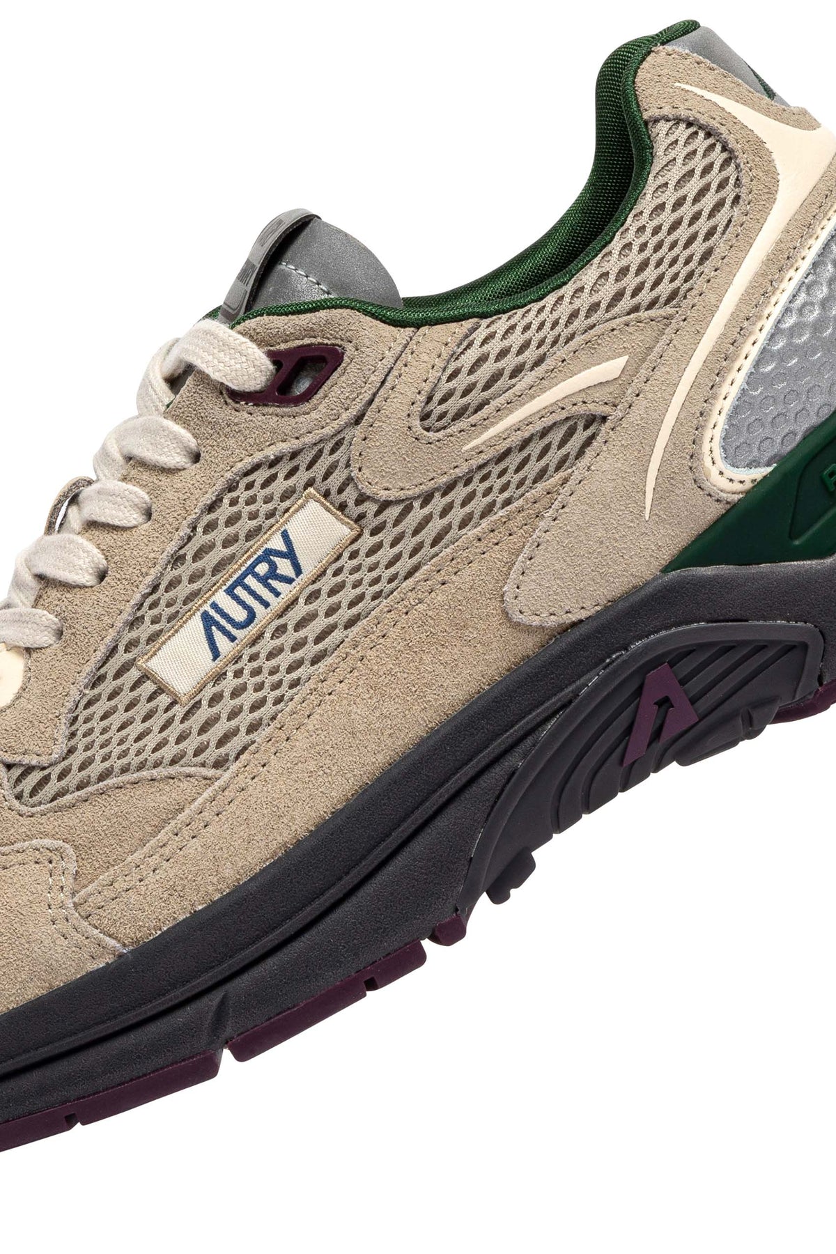 Autry Sneaker Hyperway in camoscio e mesh Biscuit/Afterglow HYLM CI07 BISC/AFTGLO