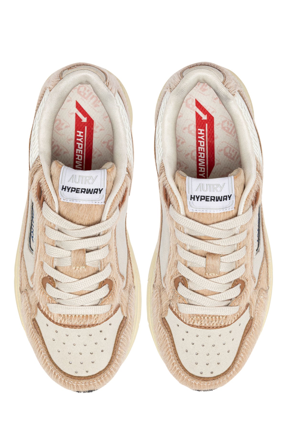 Autry Sneaker Hyperway donna in cavallino Rust/Marshmallow HYLW WM01 RUT/MARSH