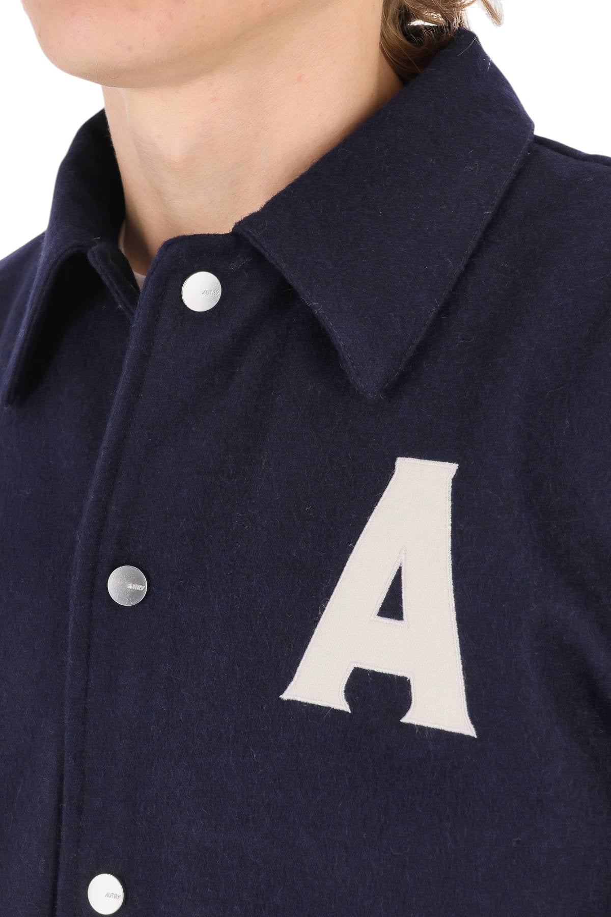 Autry Blouson in lana con collo camicia JAPX 142T LUSTER