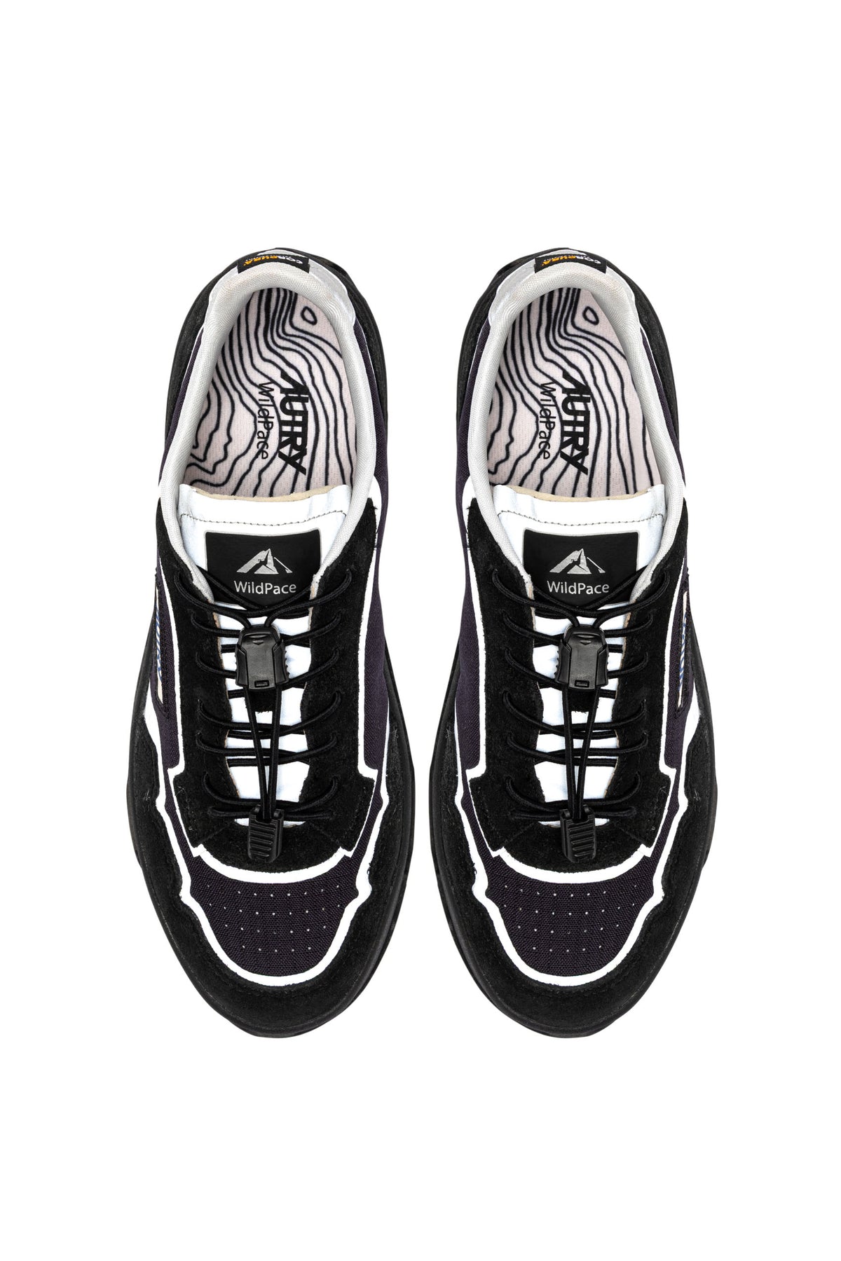 Autry Sneaker Wildpace in ripstop-camoscio-TPU nero/Silver LDLM MQ01 BLK/SILVER