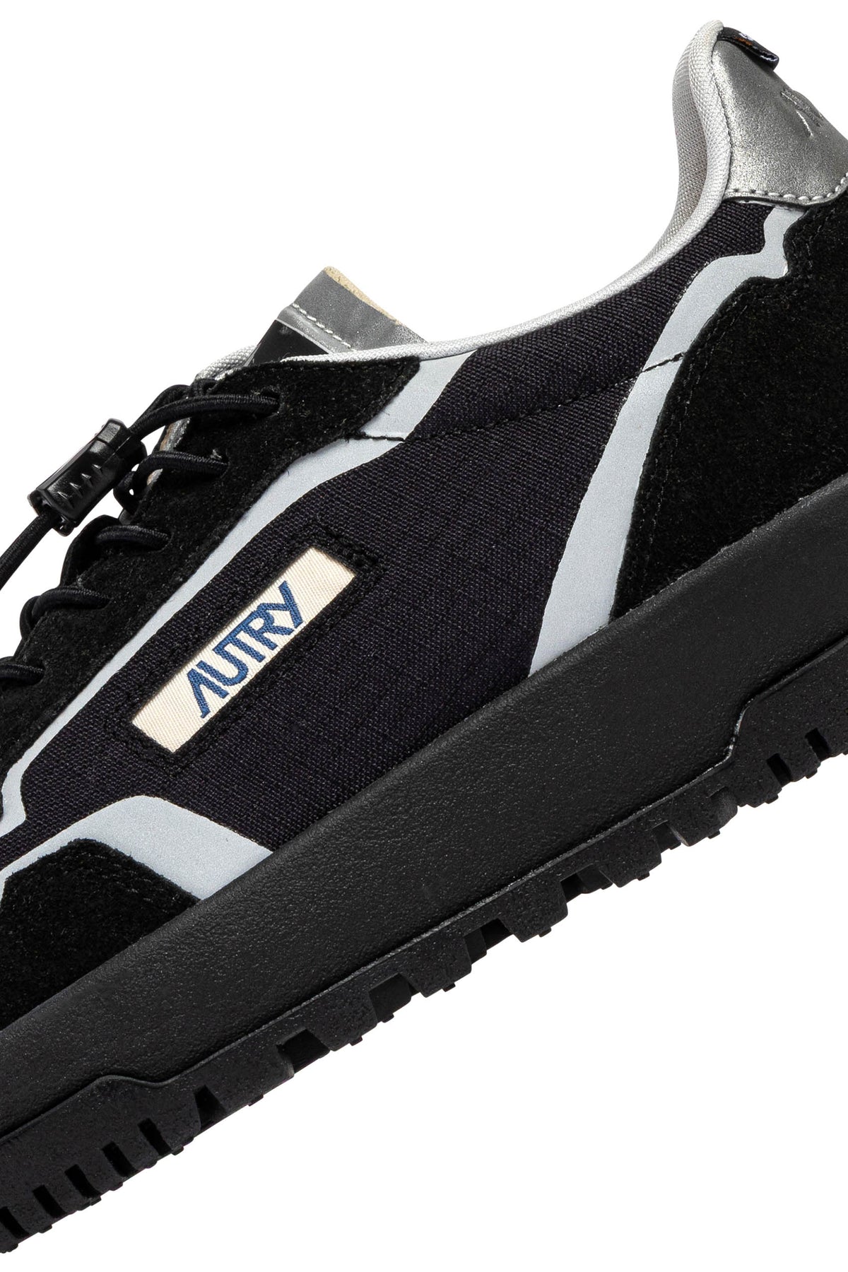 Autry Sneaker Wildpace in ripstop-camoscio-TPU nero/Silver LDLM MQ01 BLK/SILVER