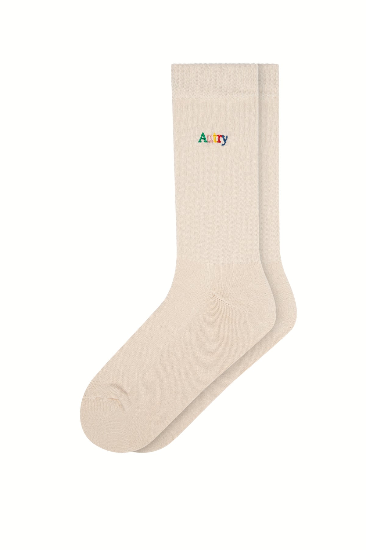 Autry Calze in cotone con logo SOPU 140A ALABASTER