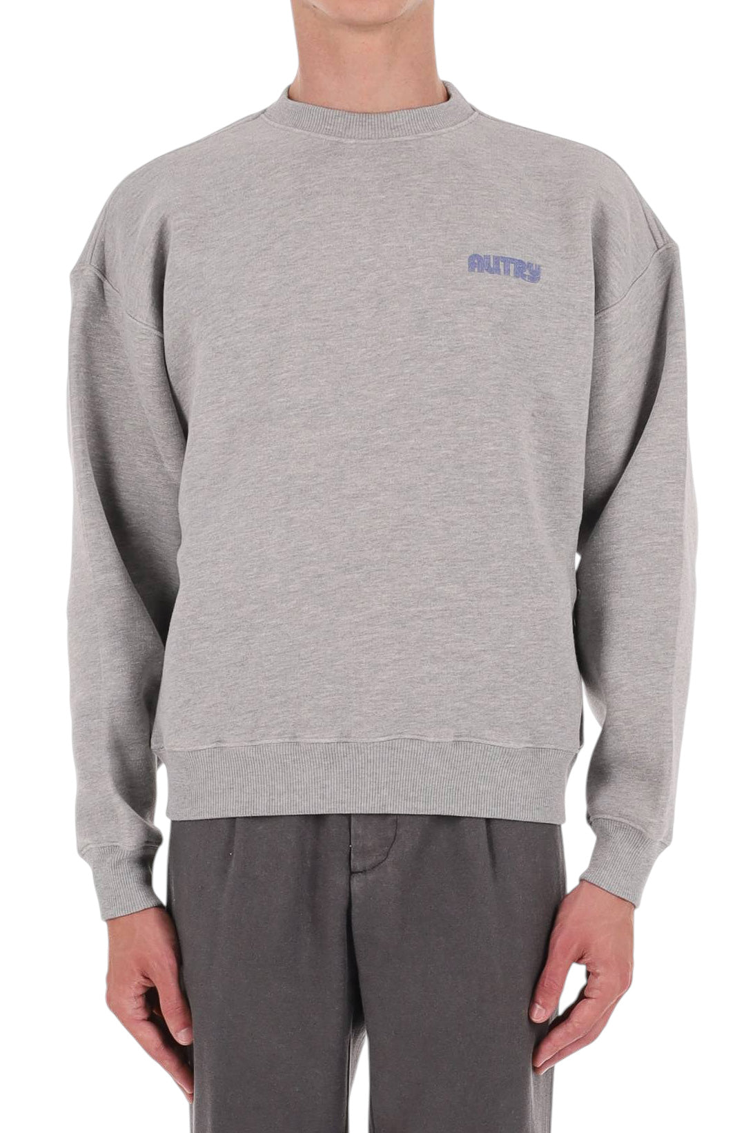 Autry Felpa girocollo in heavy jersey di cotone SWPX 115D MELANGE