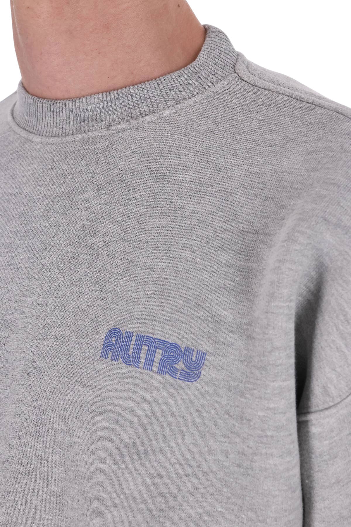 Autry Felpa girocollo in heavy jersey di cotone SWPX 115D MELANGE