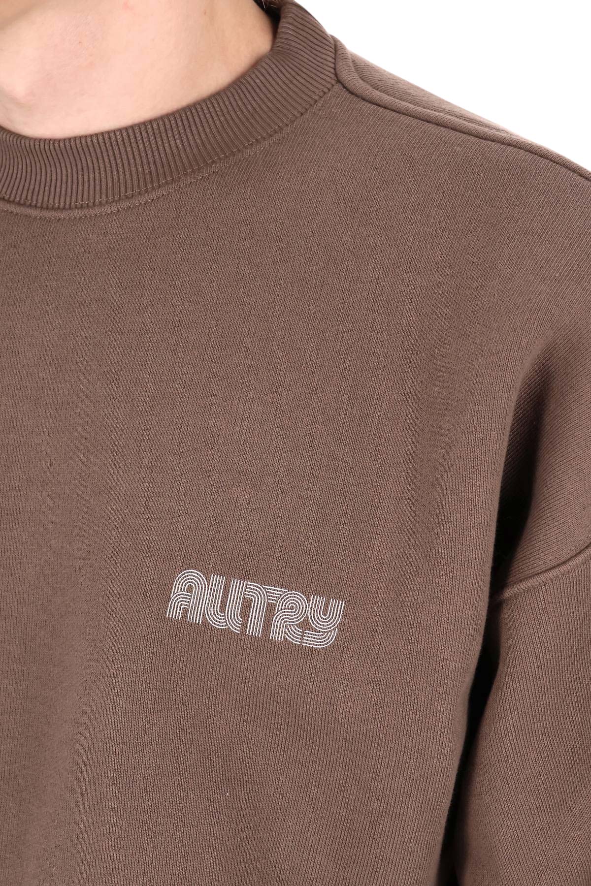Autry Felpa girocollo in heavy jersey di cotone SWPX 115Q OXIDE