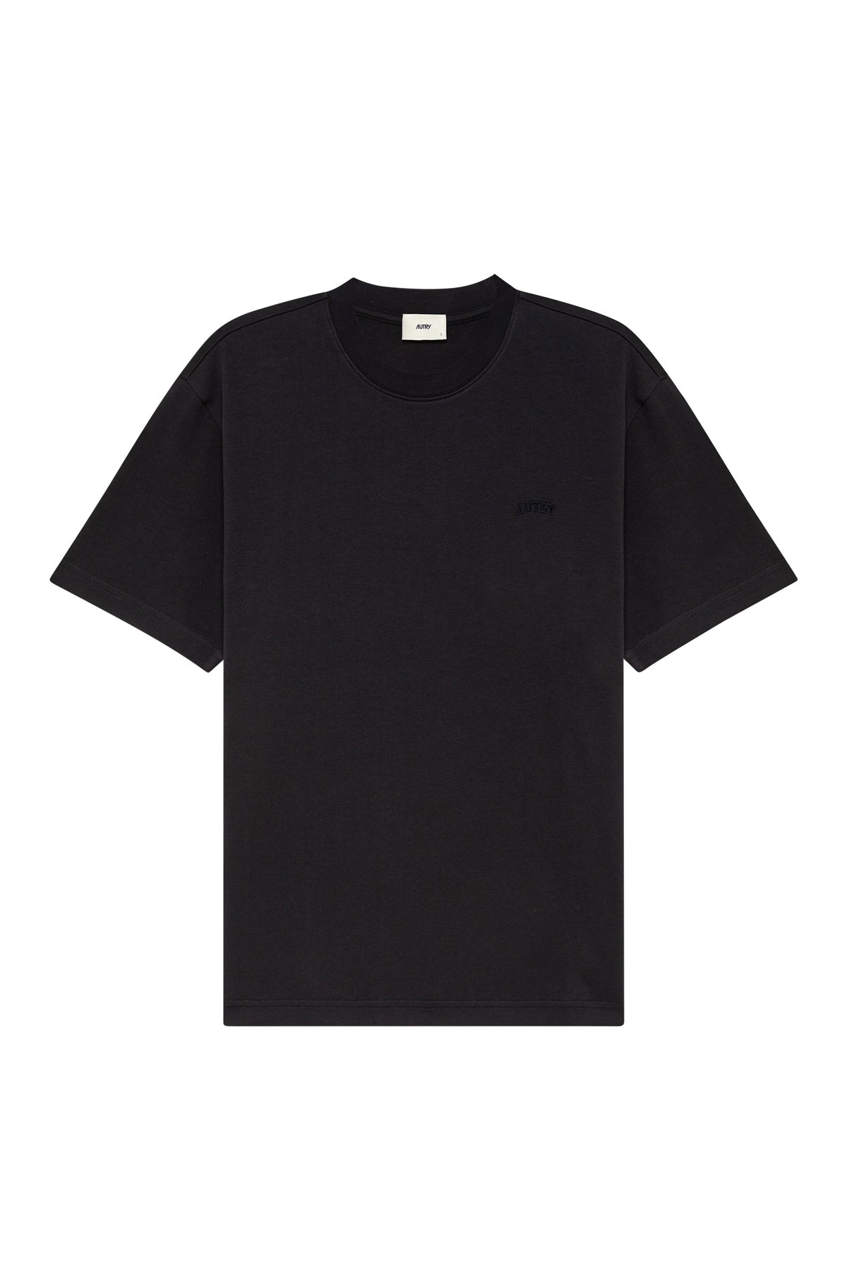 Autry T-shirt unisex in cotone heavy jersey Lavagna con logo tono su tono TSPX 111L LAVAGNA