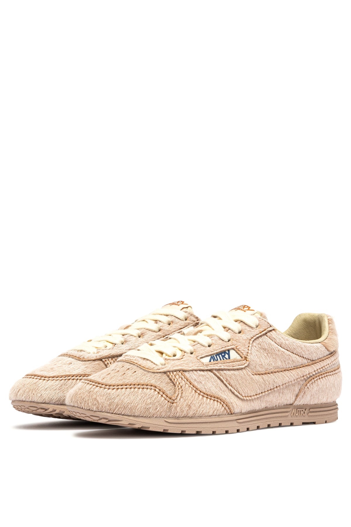 Autry Sneaker Windspin donna in cavallino Ivory tono su tono WSLW BN04 IVORY/IVR