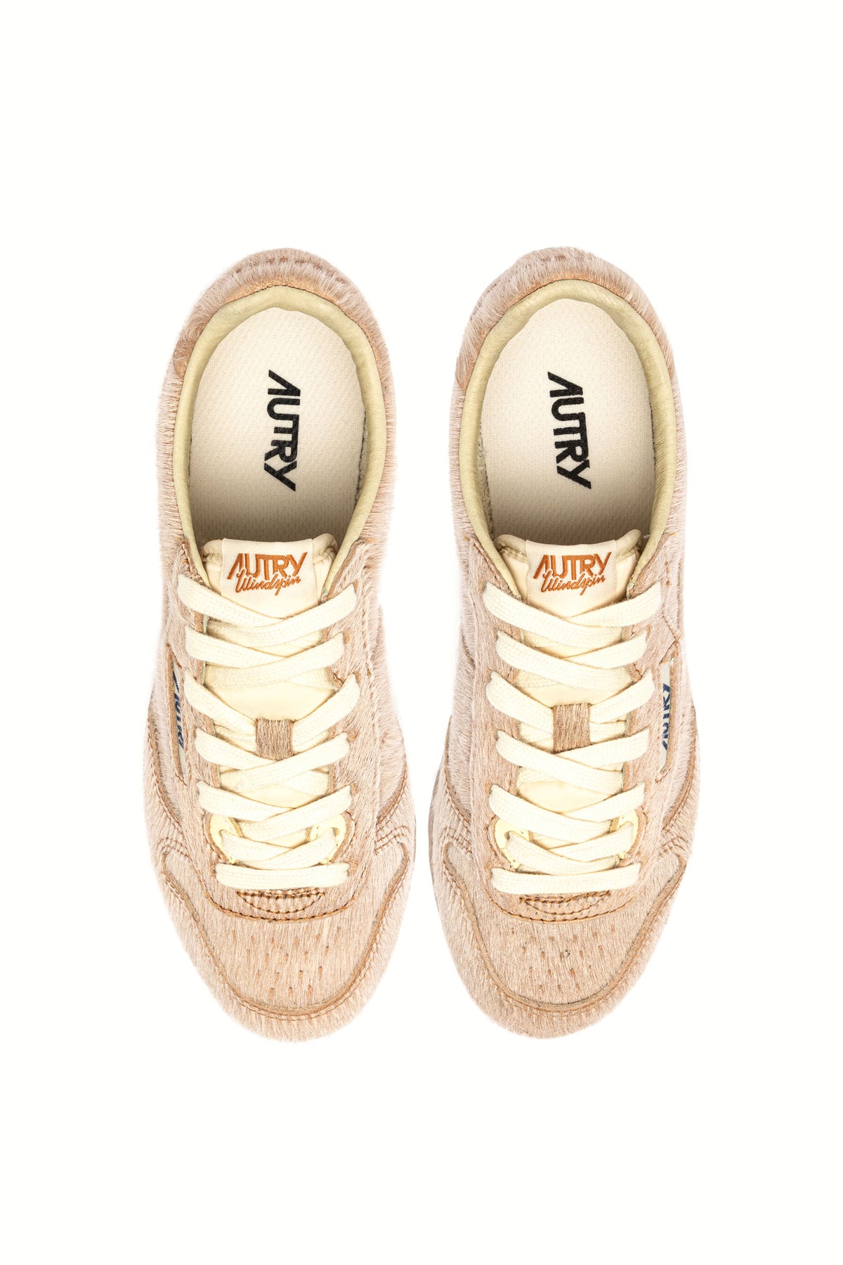 Autry Sneaker Windspin donna in cavallino Ivory tono su tono WSLW BN04 IVORY/IVR