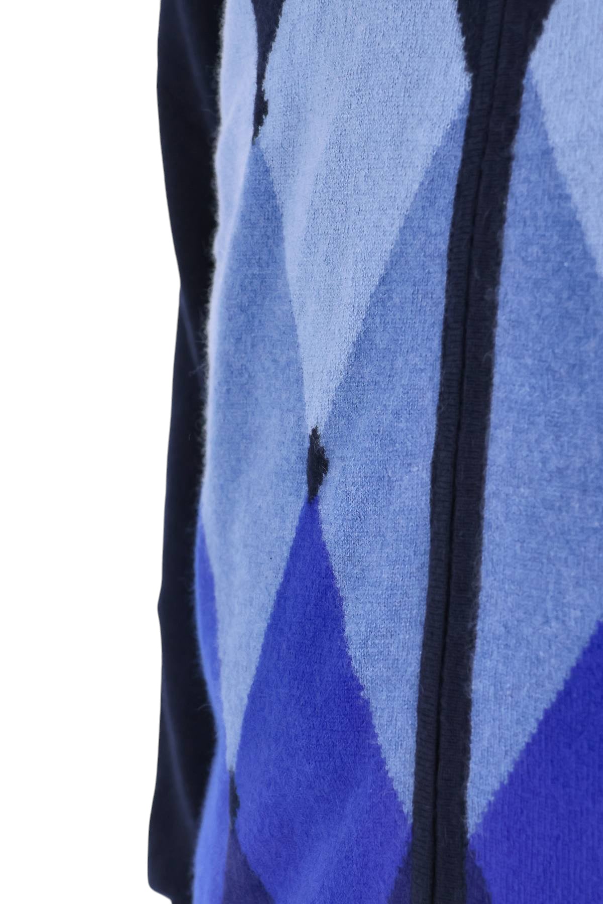 Ballantyne Maglia full zip in cashmere 1 filo fantasia Diamond B2K036-12KA8 93560