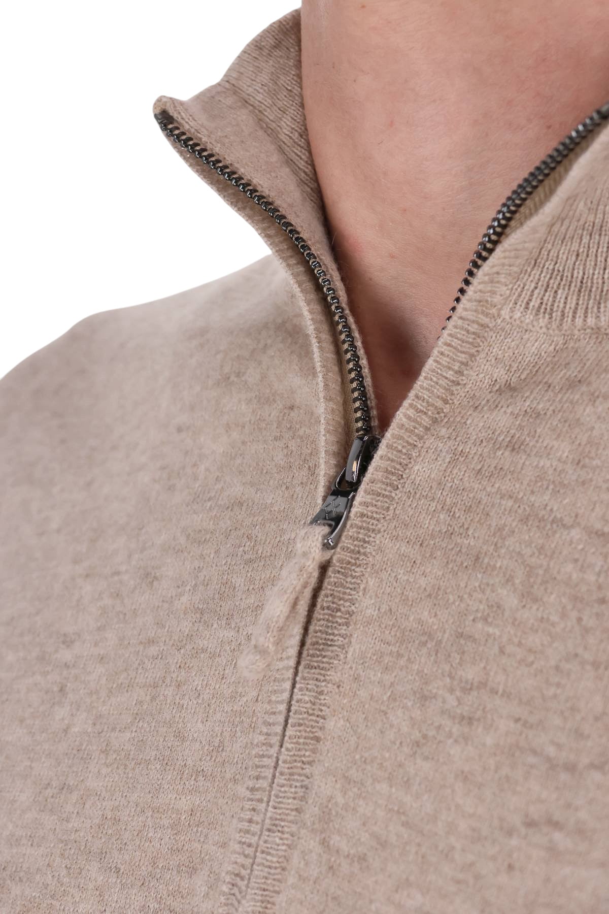 Ballantyne Maglia mezza zip in cashmere 1 filo B2P206-12K00/2 14226