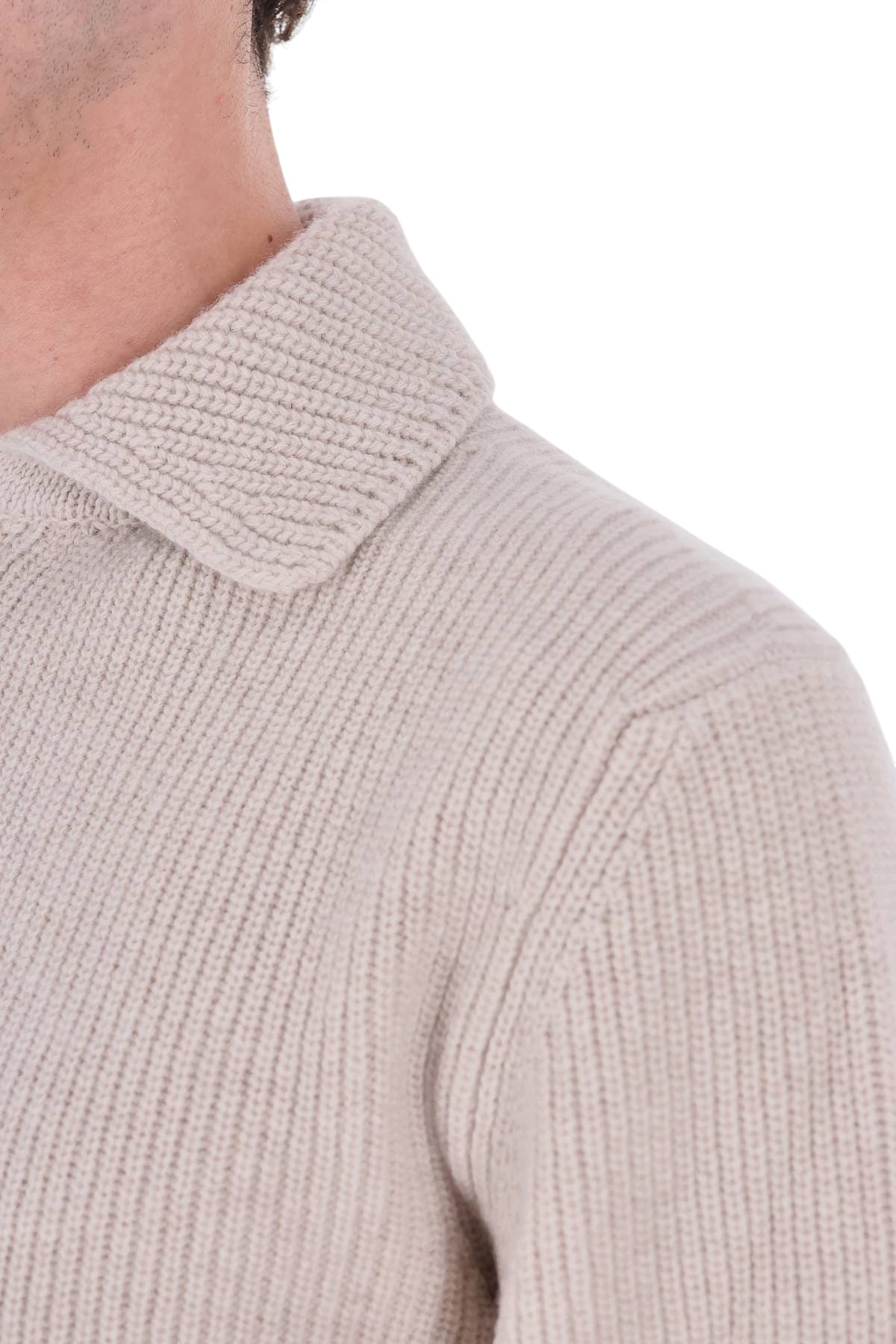 Ballantyne Polo-maglieria a costine in lana B2W201-7W067 15335