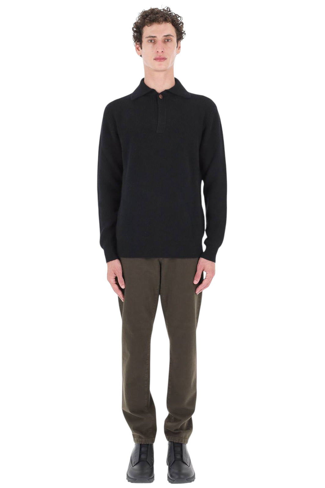 Ballantyne Polo-maglieria a costine in lana B2W201-7W067/2 15517